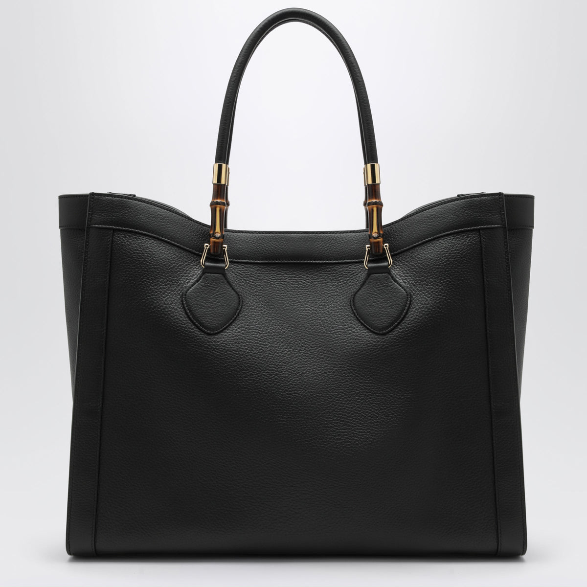 Gucci Black Bamboo Tote Large Bag Women GUCCI