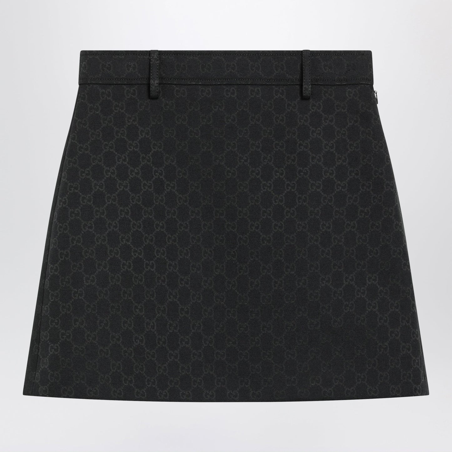 Gucci Black Gg Cotton-Blend Miniskirt Women GUCCI