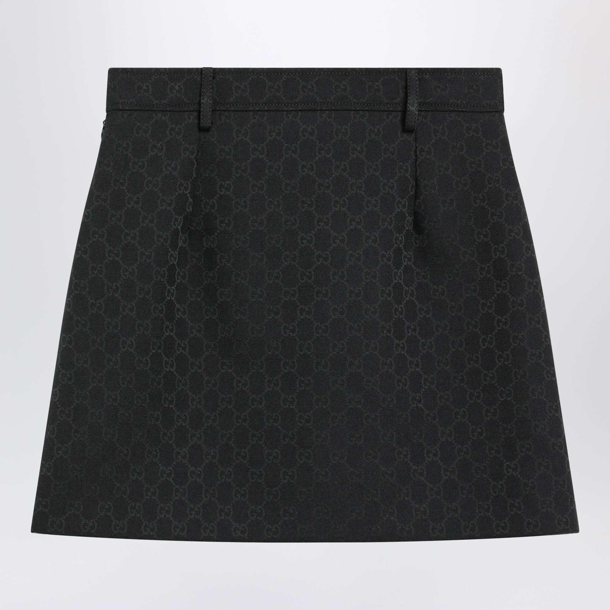 Gucci Black Gg Cotton-Blend Miniskirt Women GUCCI