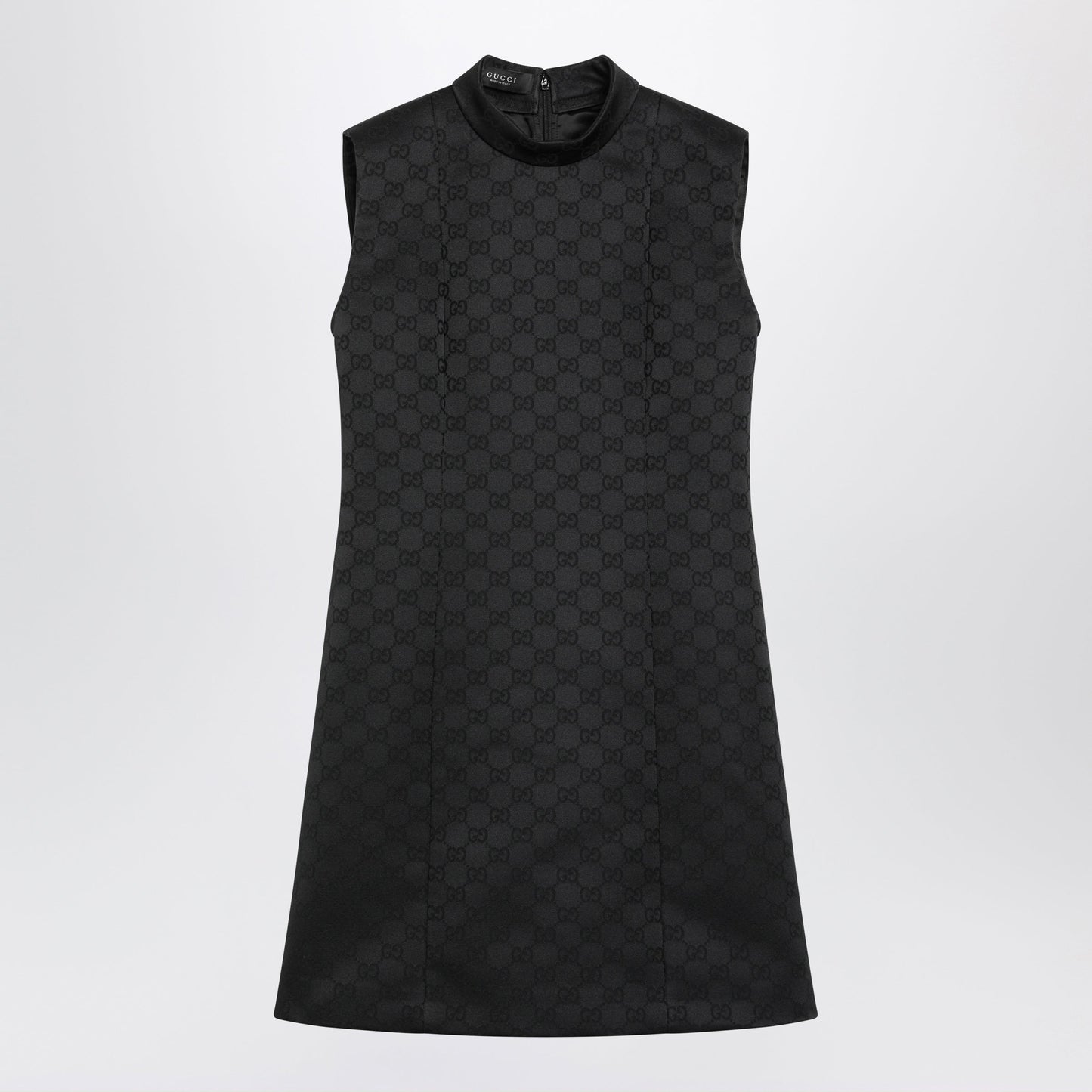 Gucci Black Gg Jacquard Viscose Dress Women GUCCI