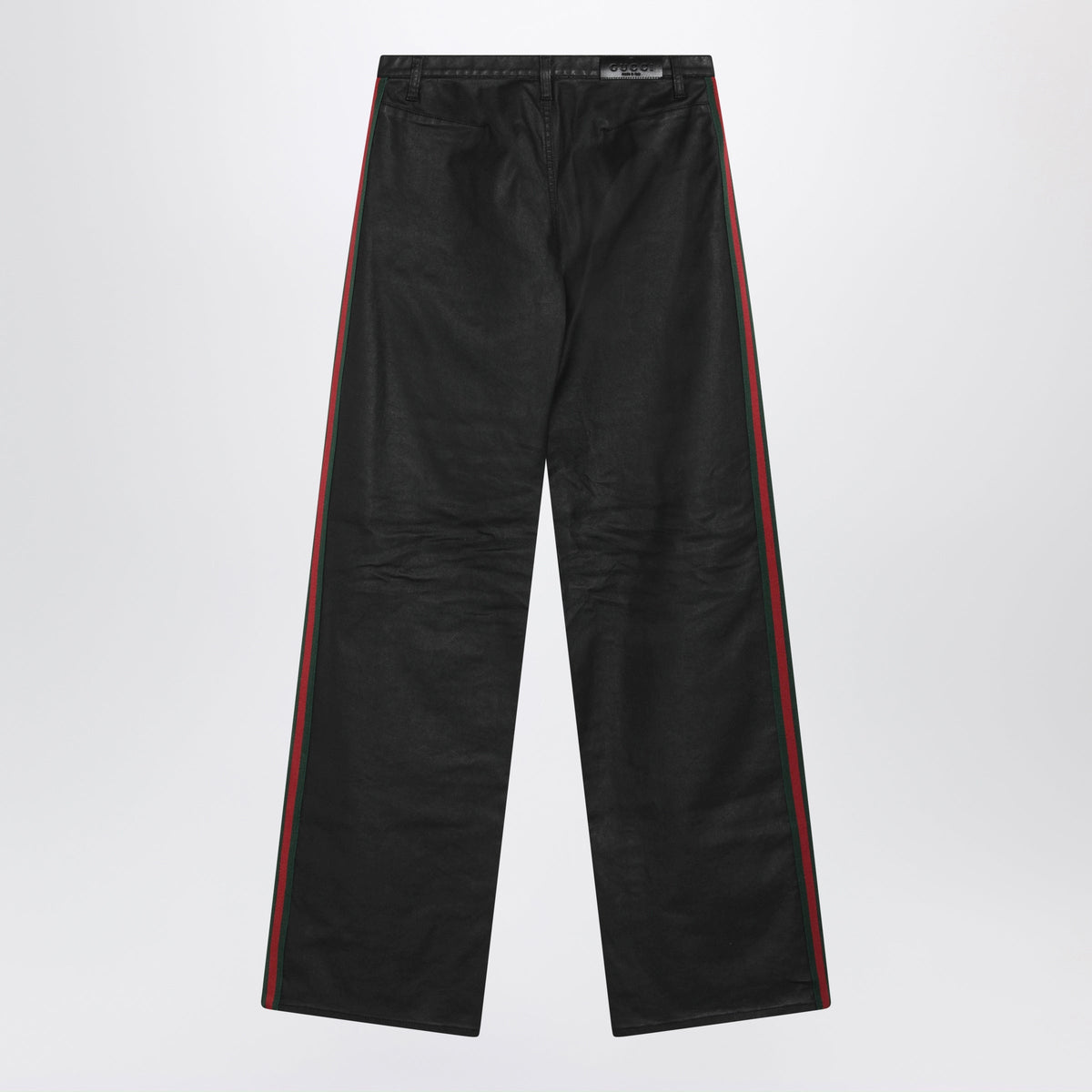 Gucci Black Cotton Twill Denim Trousers Men GUCCI