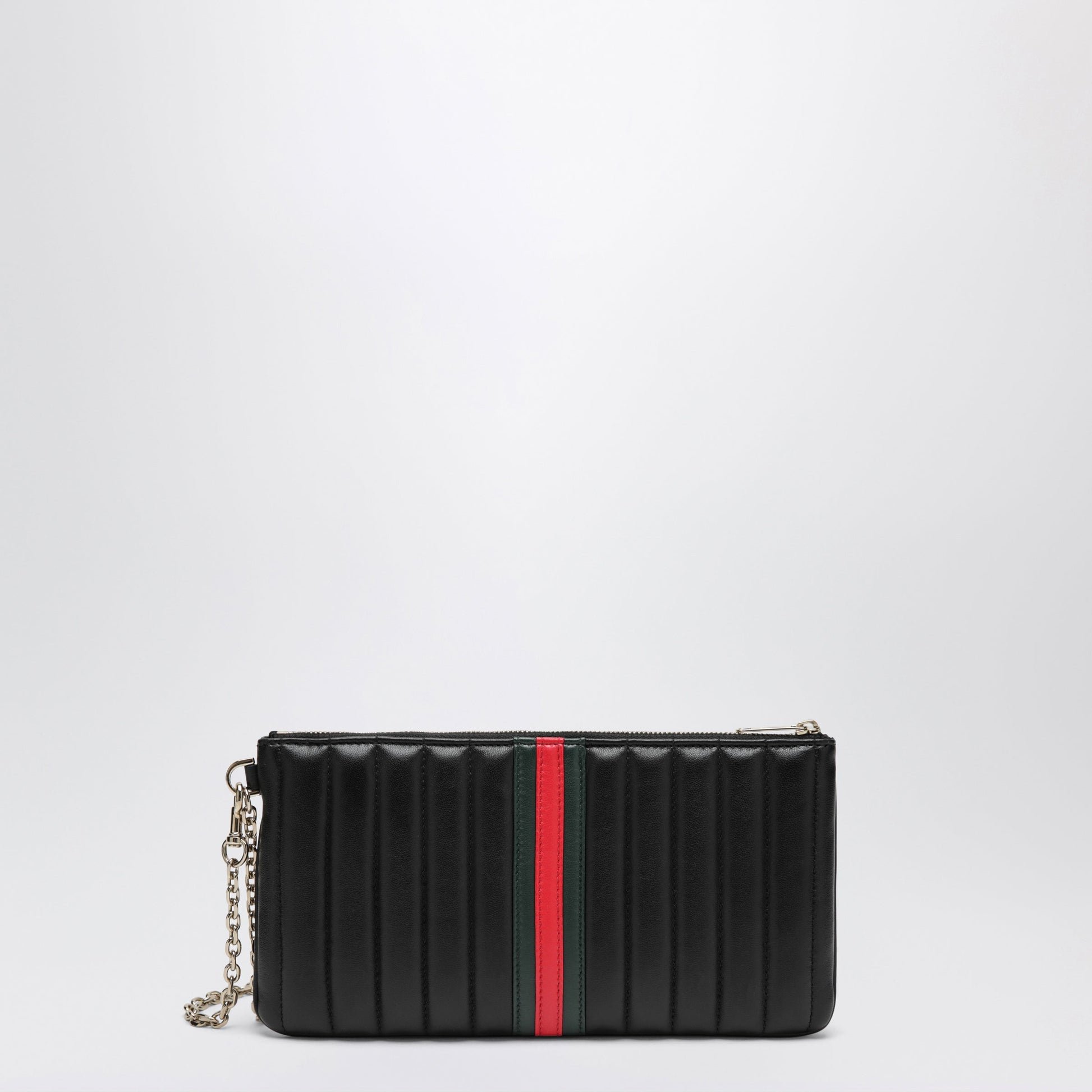 Gucci Black Gg Marmont Leather Pouch Women GUCCI