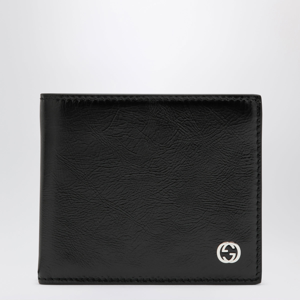 Gucci Black Double G Wallet In Calfskin Men GUCCI