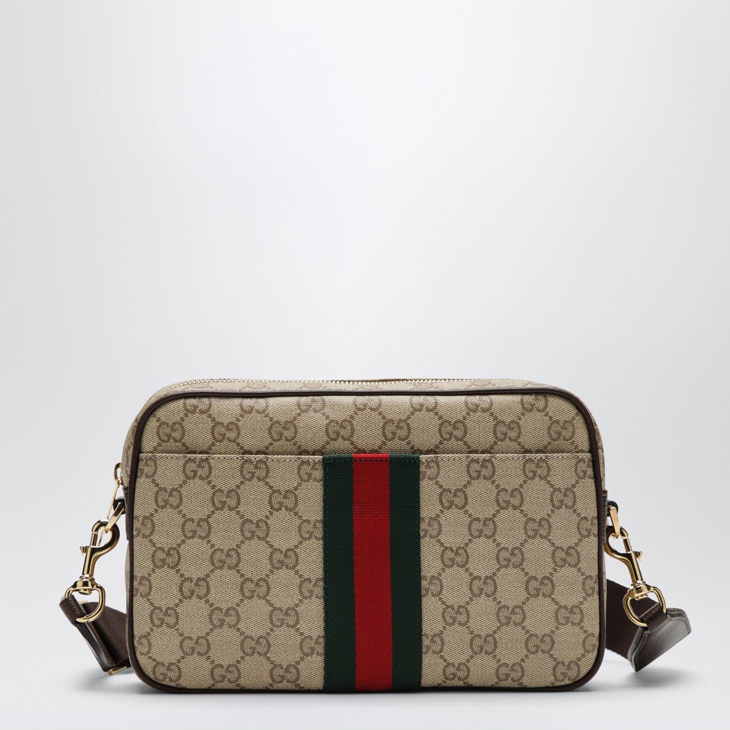 Gucci Small Shoulder Bag In Coated Gg Fabric Men GUCCI