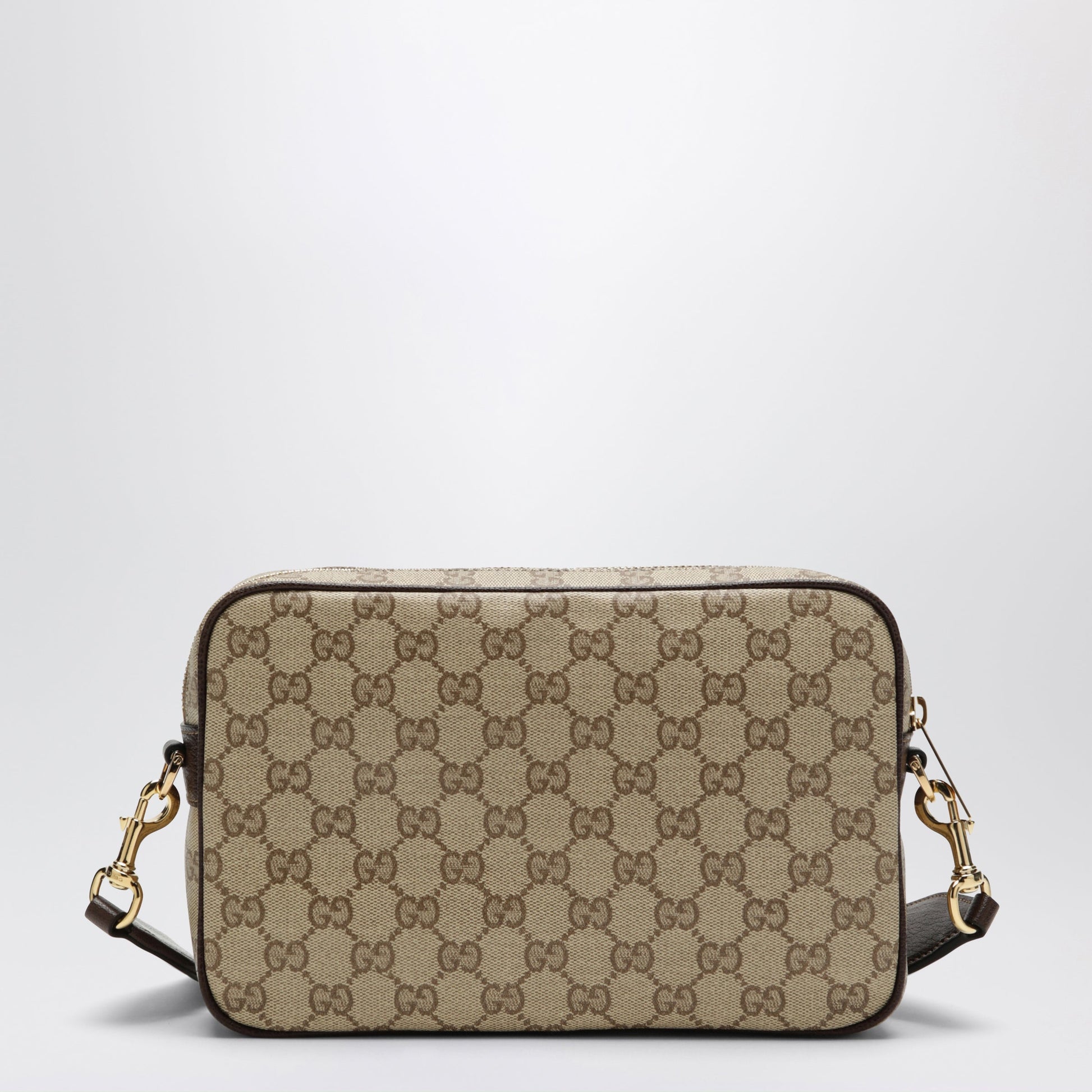Gucci Small Shoulder Bag In Coated Gg Fabric Men GUCCI