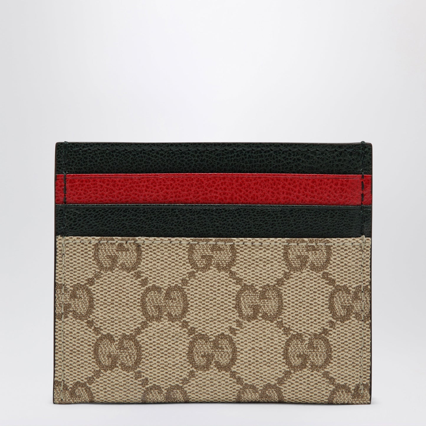 Gucci Card Holder In Gg Coated Fabric Women GUCCI
