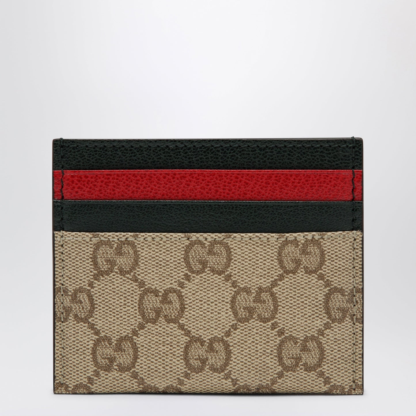 Gucci Card Holder In Gg Coated Fabric Women GUCCI