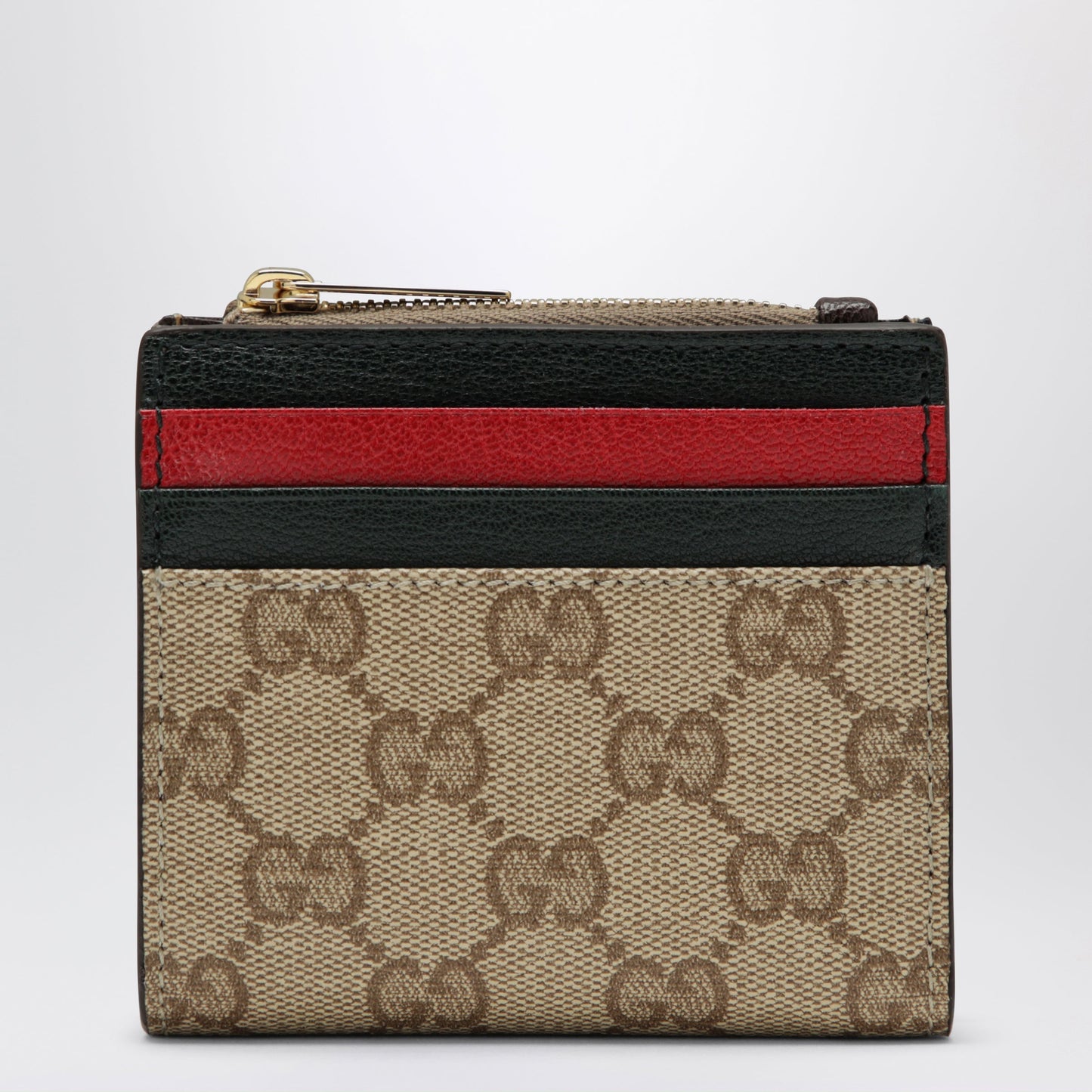 Gucci Beige Sand Wallet With Multicoloured Compartments Women GUCCI
