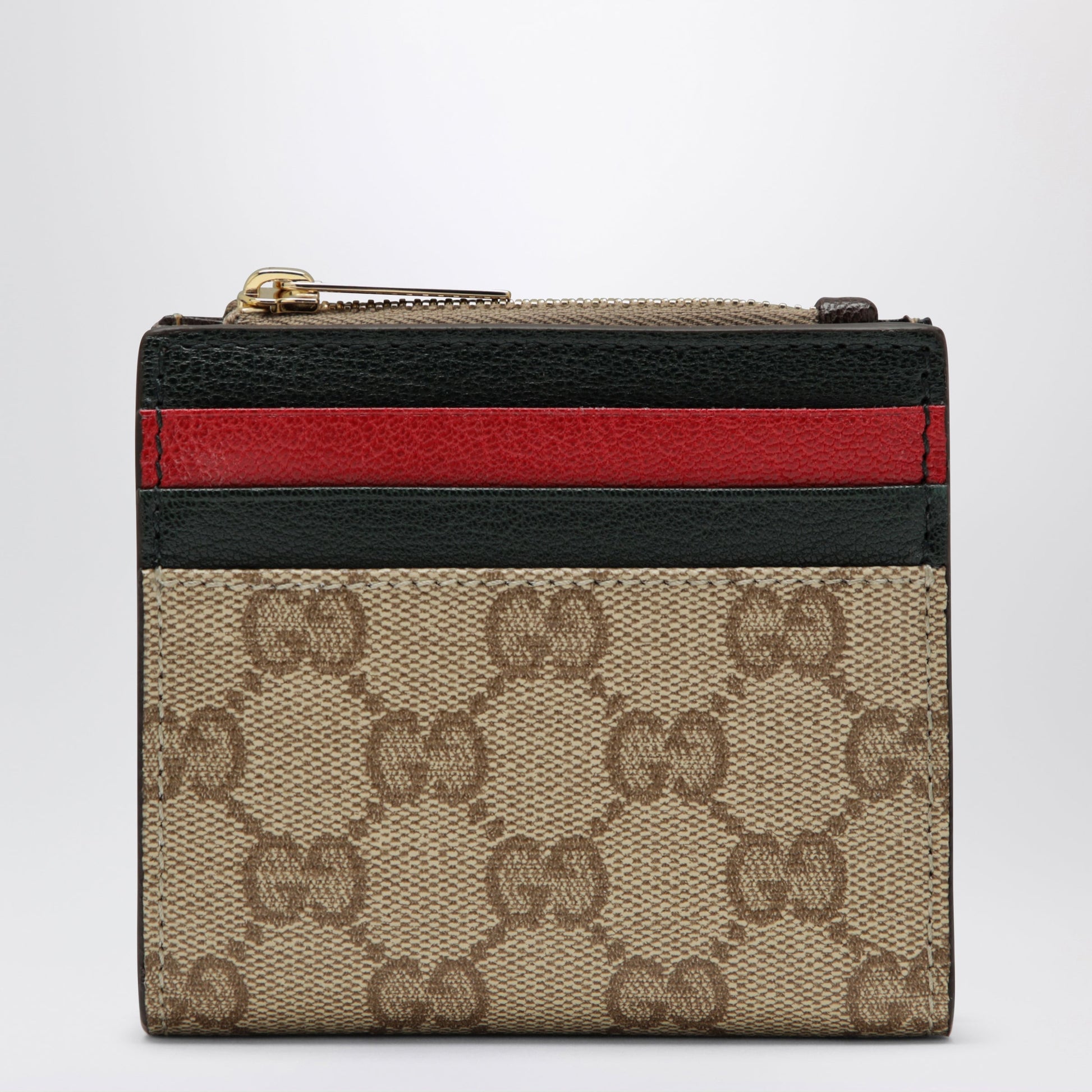 Gucci Beige Sand Wallet With Multicoloured Compartments Women GUCCI