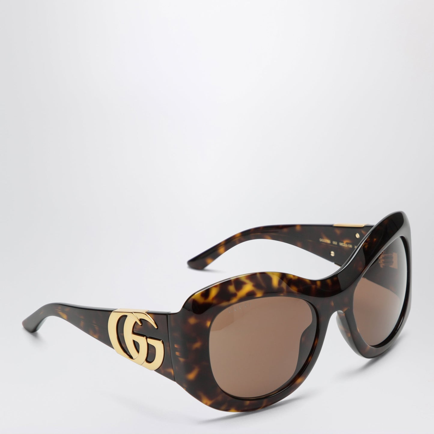 Gucci Round Havana Acetate Sunglasses Women GUCCI