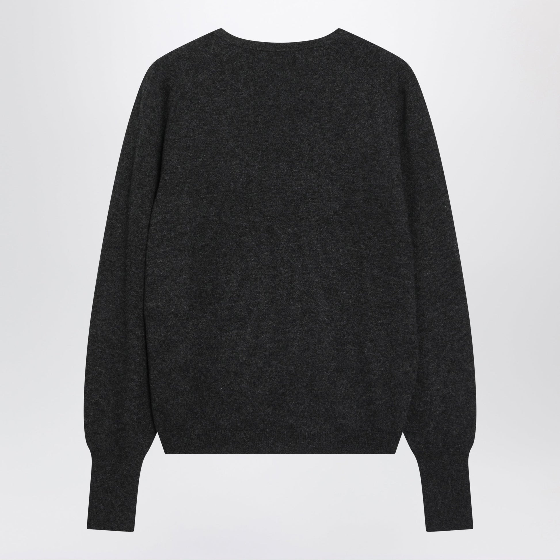 Gucci Dark Grey Cashmere V-Neck Sweater Women GUCCI