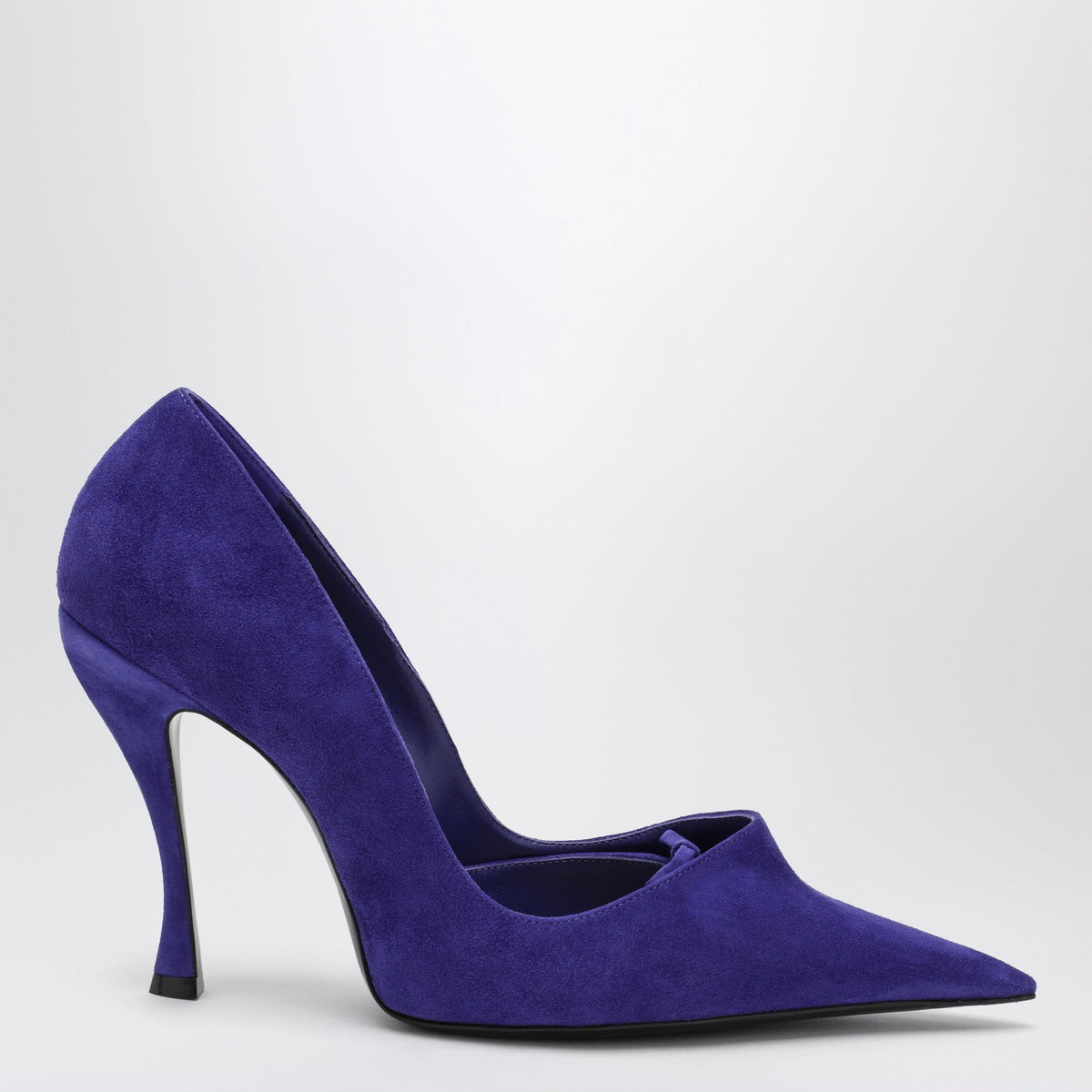 Balenciaga Purple Bloom Decollete In Suede Women BALENCIAGA