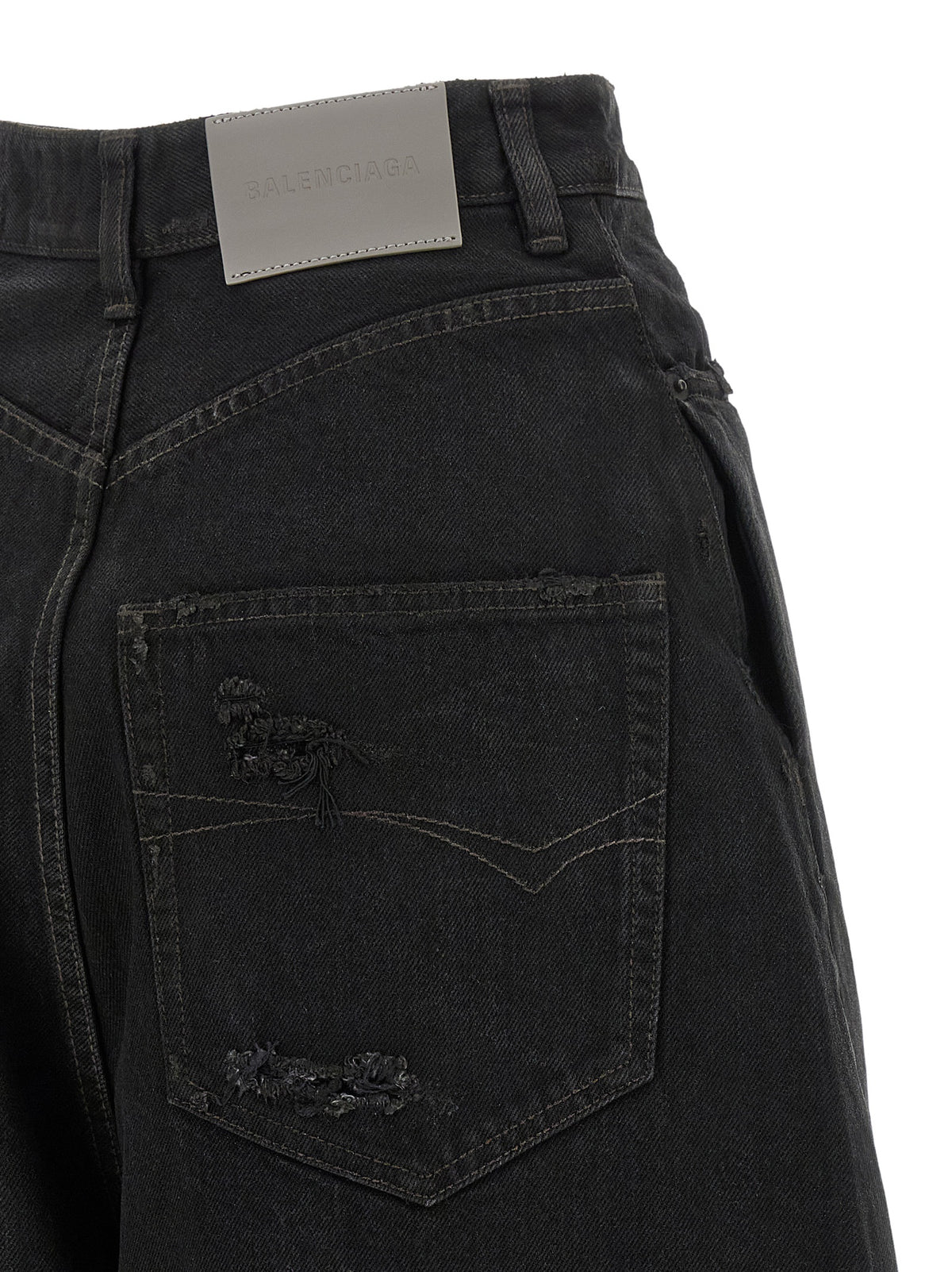Balenciaga Women Barrel Leg Jeans BALENCIAGA