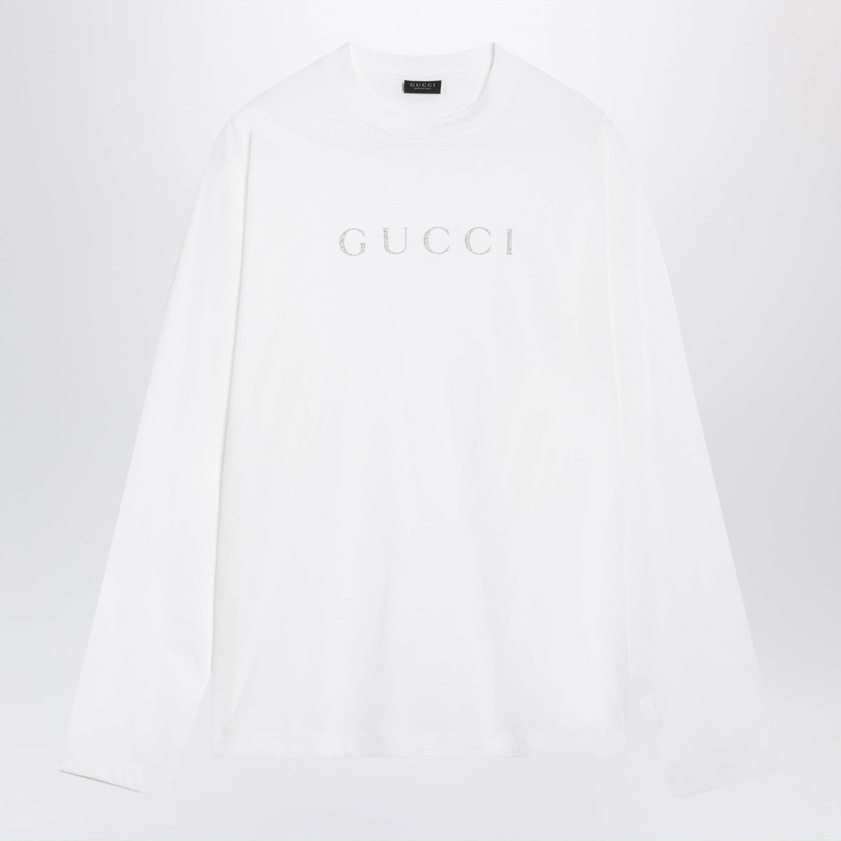 Gucci White Crew Neck T-Shirt In Cotton Jersey Women GUCCI