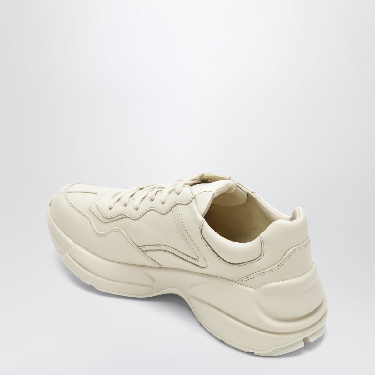 Gucci Rhyton Ivory Leather Sneakers Women GUCCI