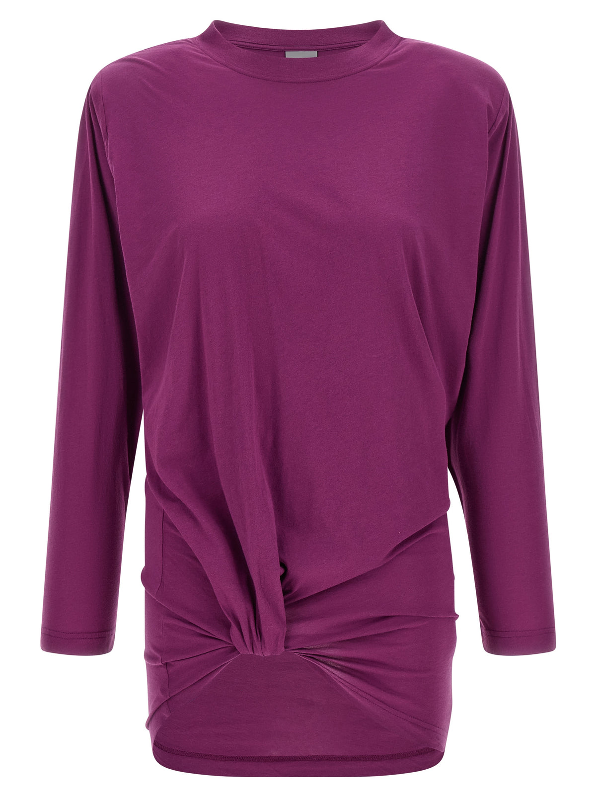 Balenciaga Women Pleated Pattern T-Shirt BALENCIAGA