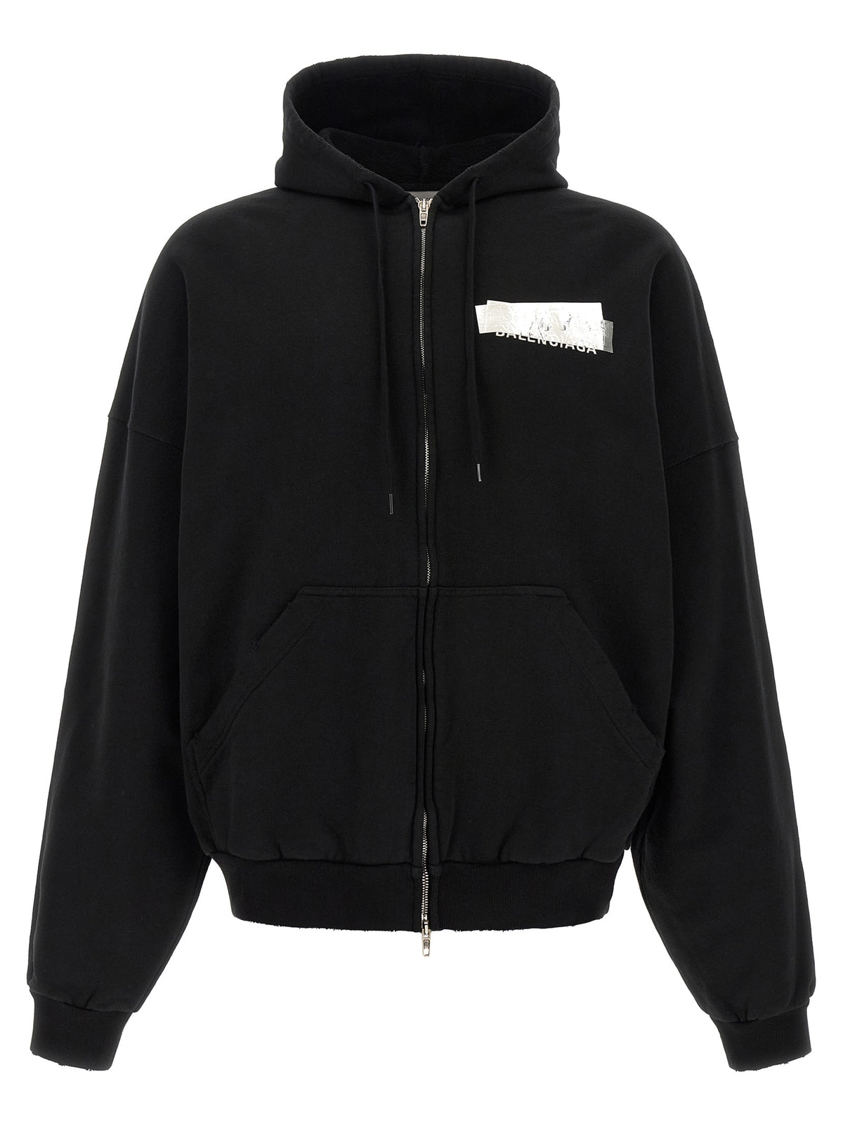 Balenciaga Men 'Silver Tape' Hoodie BALENCIAGA