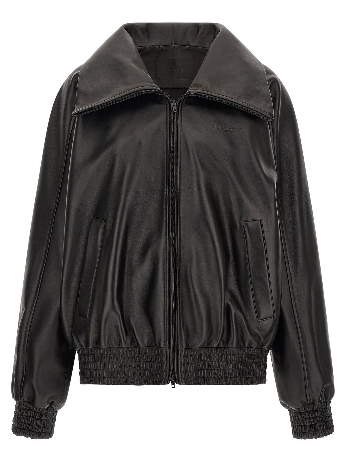 Balenciaga Men Black Leather 'Le City' Jacket BALENCIAGA