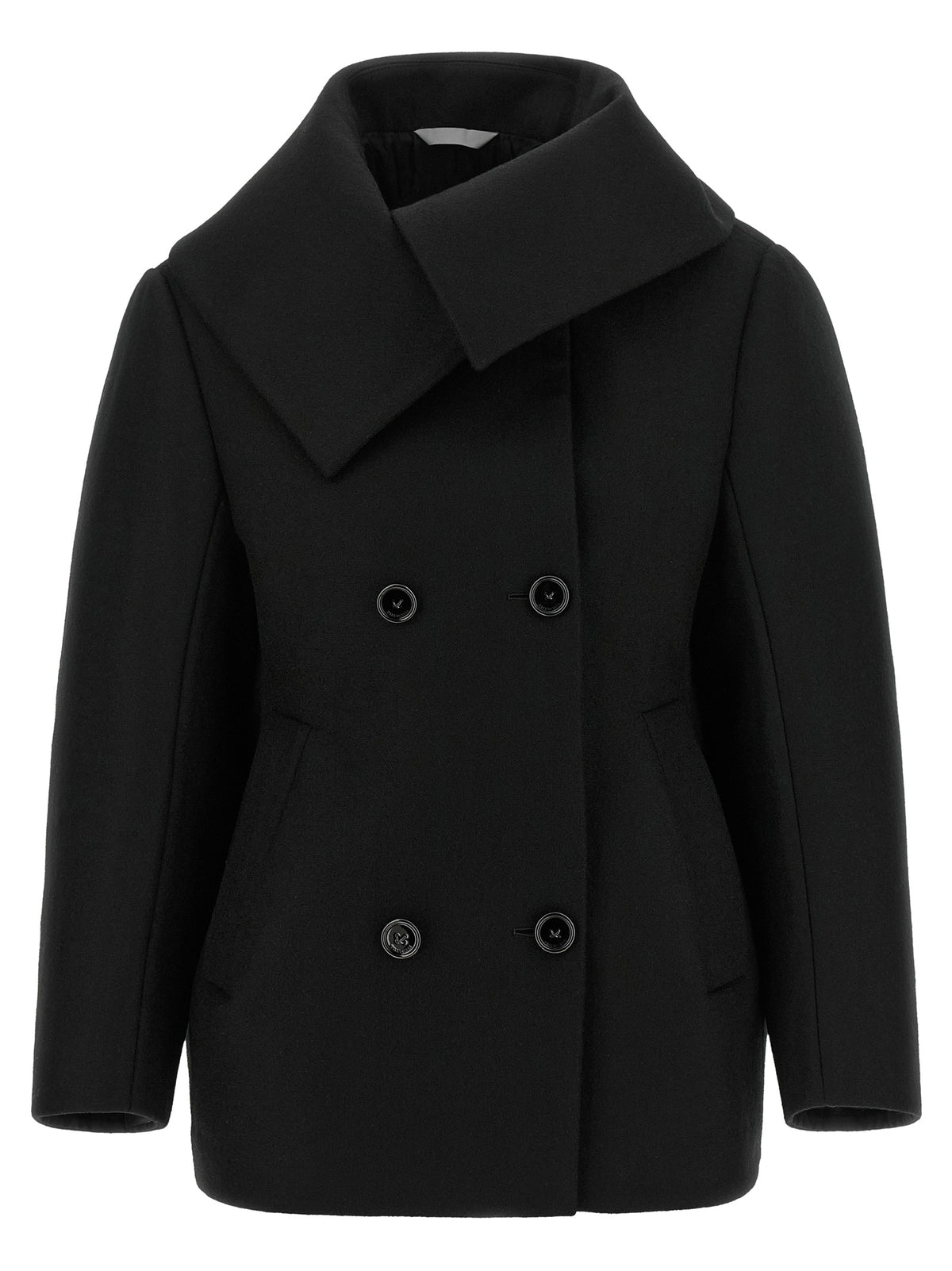 Balenciaga Women Asymmetrical Neck Caban BALENCIAGA