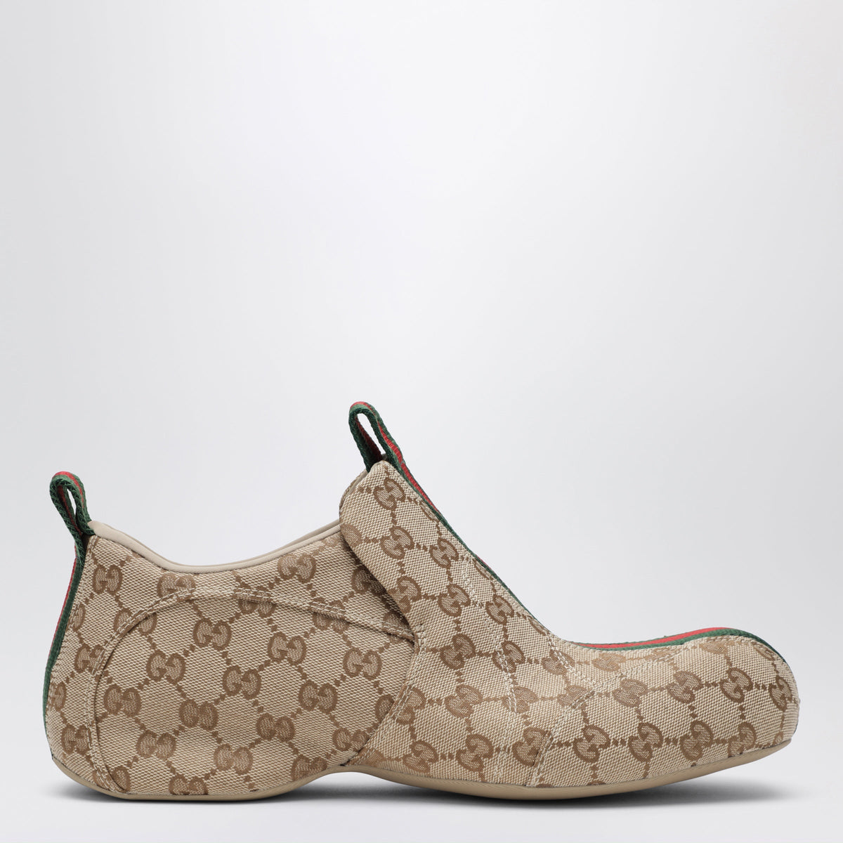 Gucci Sand/Brown Drip Sneakers In Gg Fabric Men GUCCI
