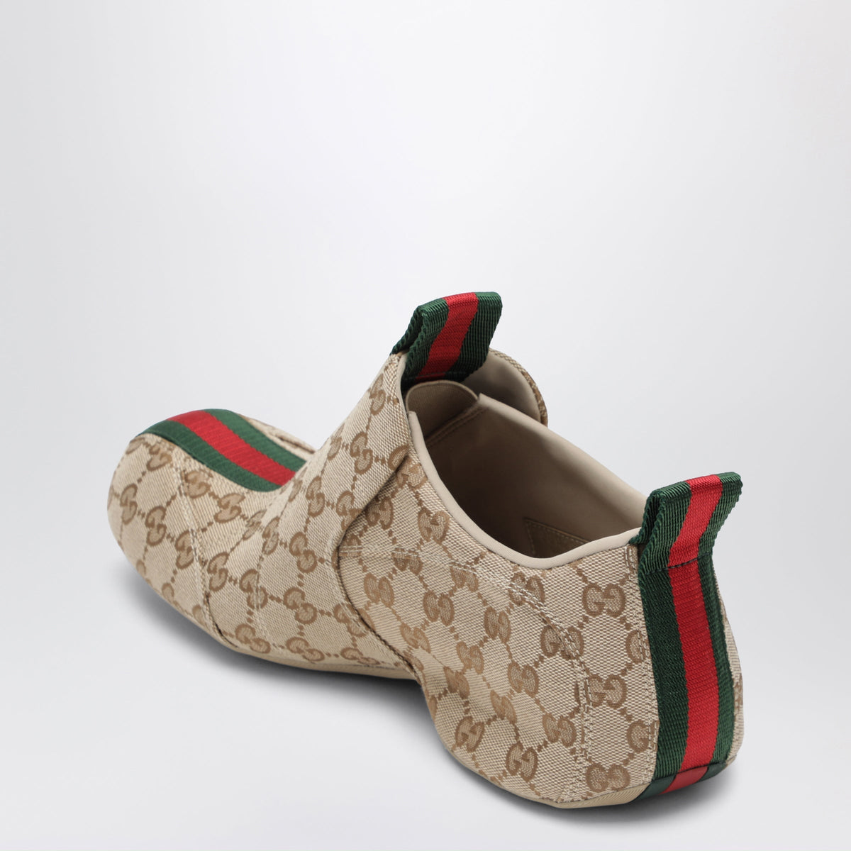Gucci Sand/Brown Drip Sneakers In Gg Fabric Men GUCCI