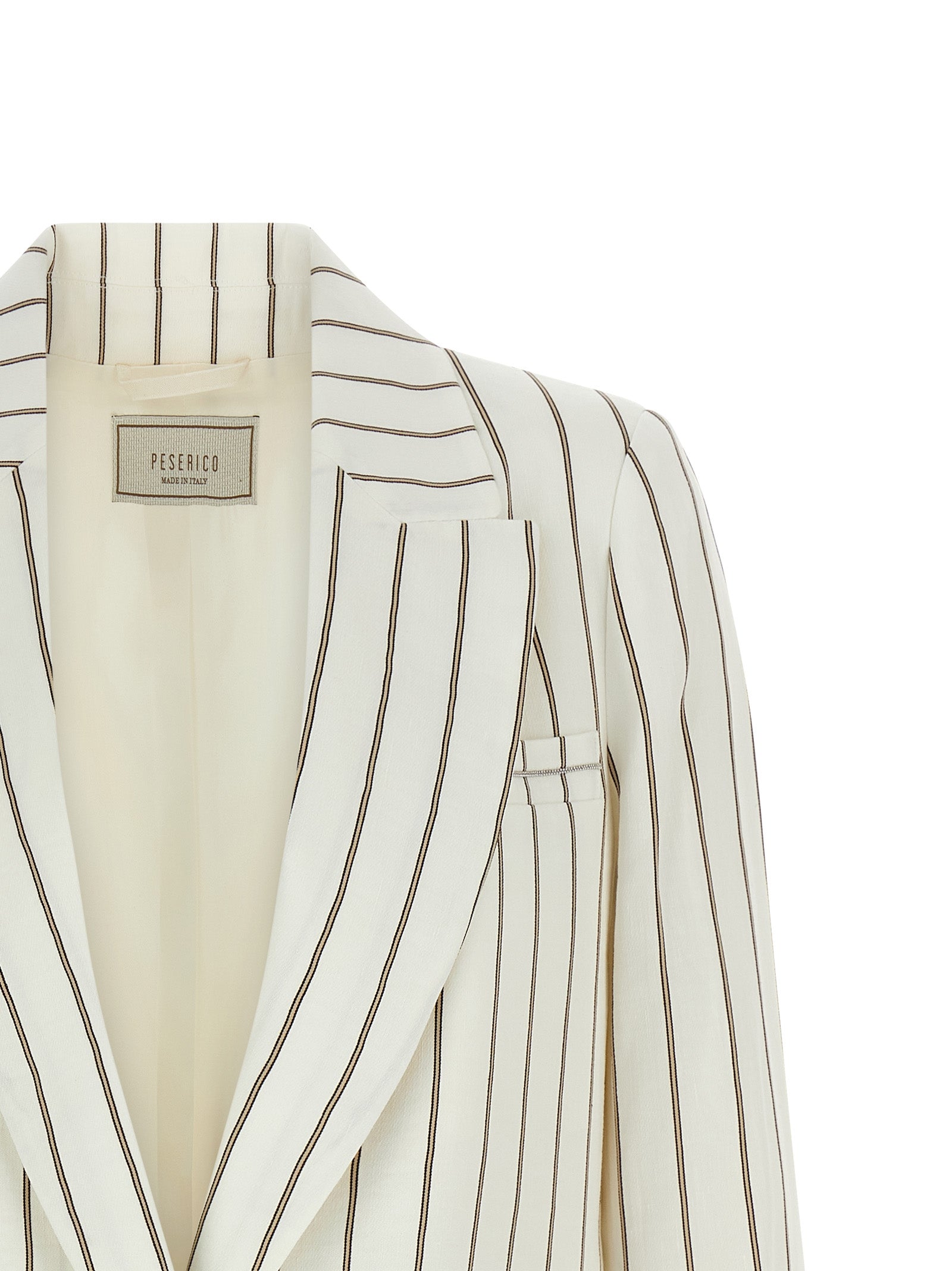 Peserico Women Pinstripe Twill Blazer PESERICO