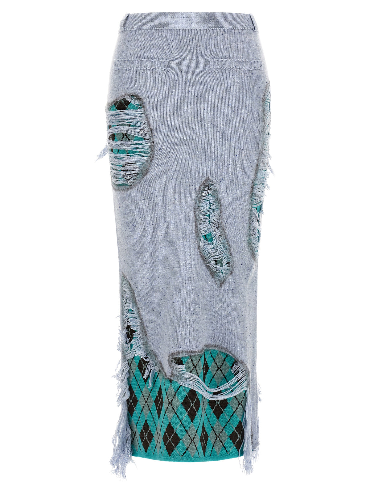Moschino Women 'Deconstructed Argyle' Skirt MOSCHINO