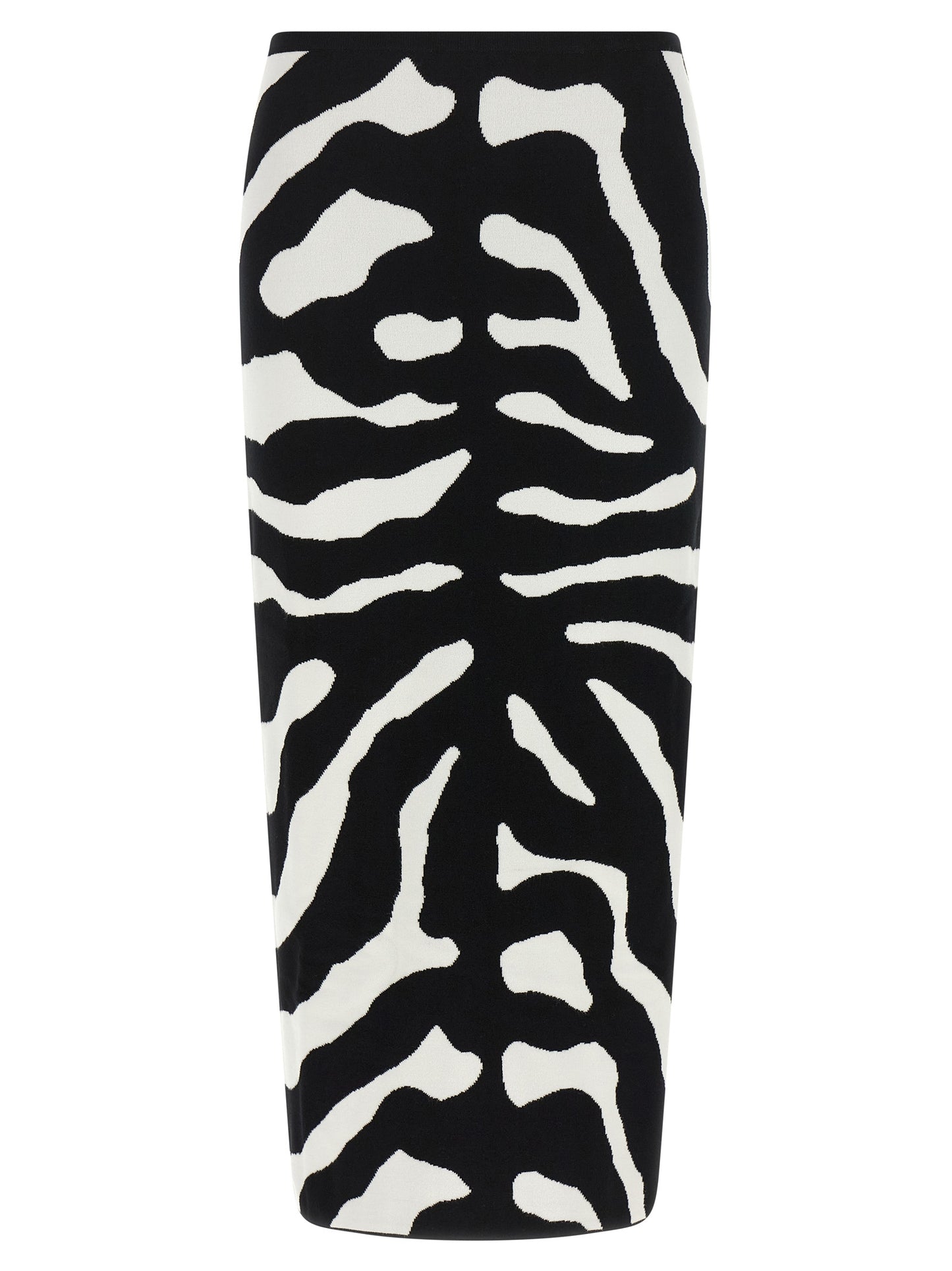 Moschino Women Zebra Intarsia Skirt MOSCHINO