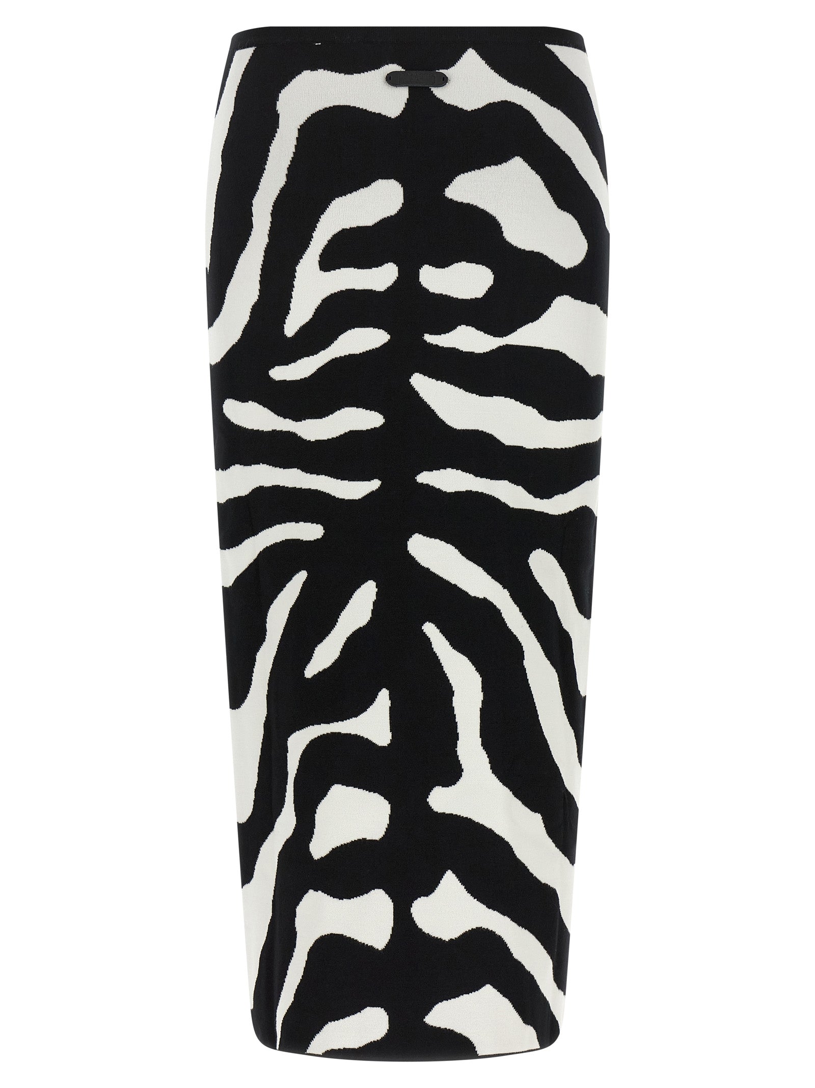 Moschino Women Zebra Intarsia Skirt MOSCHINO
