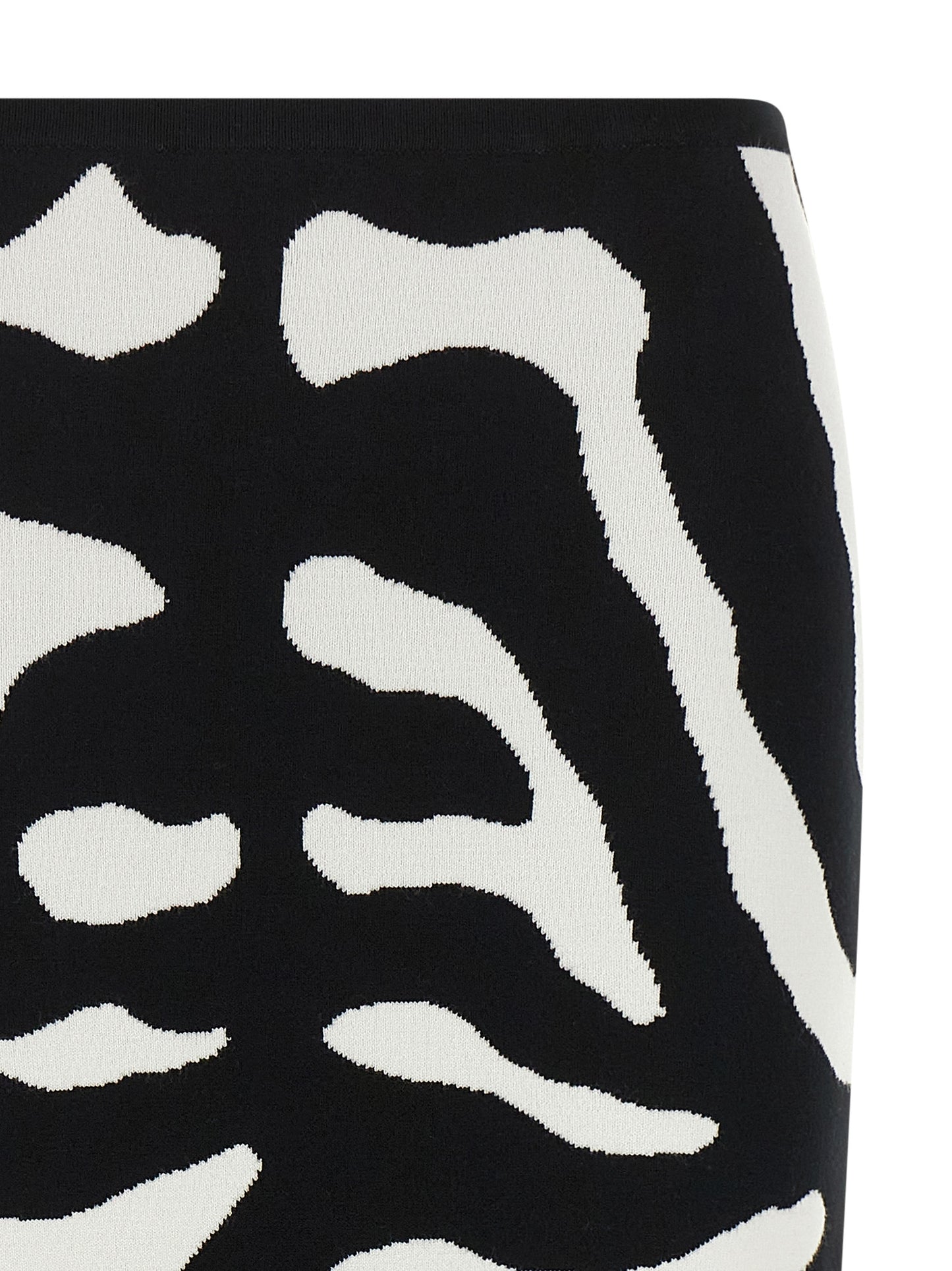 Moschino Women Zebra Intarsia Skirt MOSCHINO