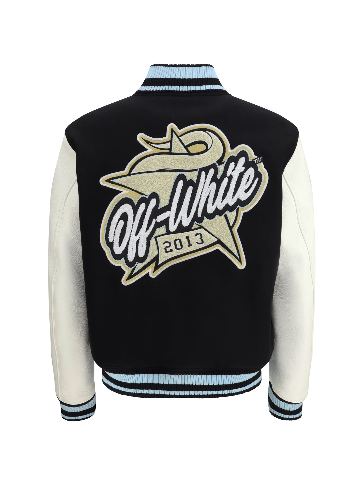 Off-White Men Varsity Star Logo Jacket OFF-WHITE