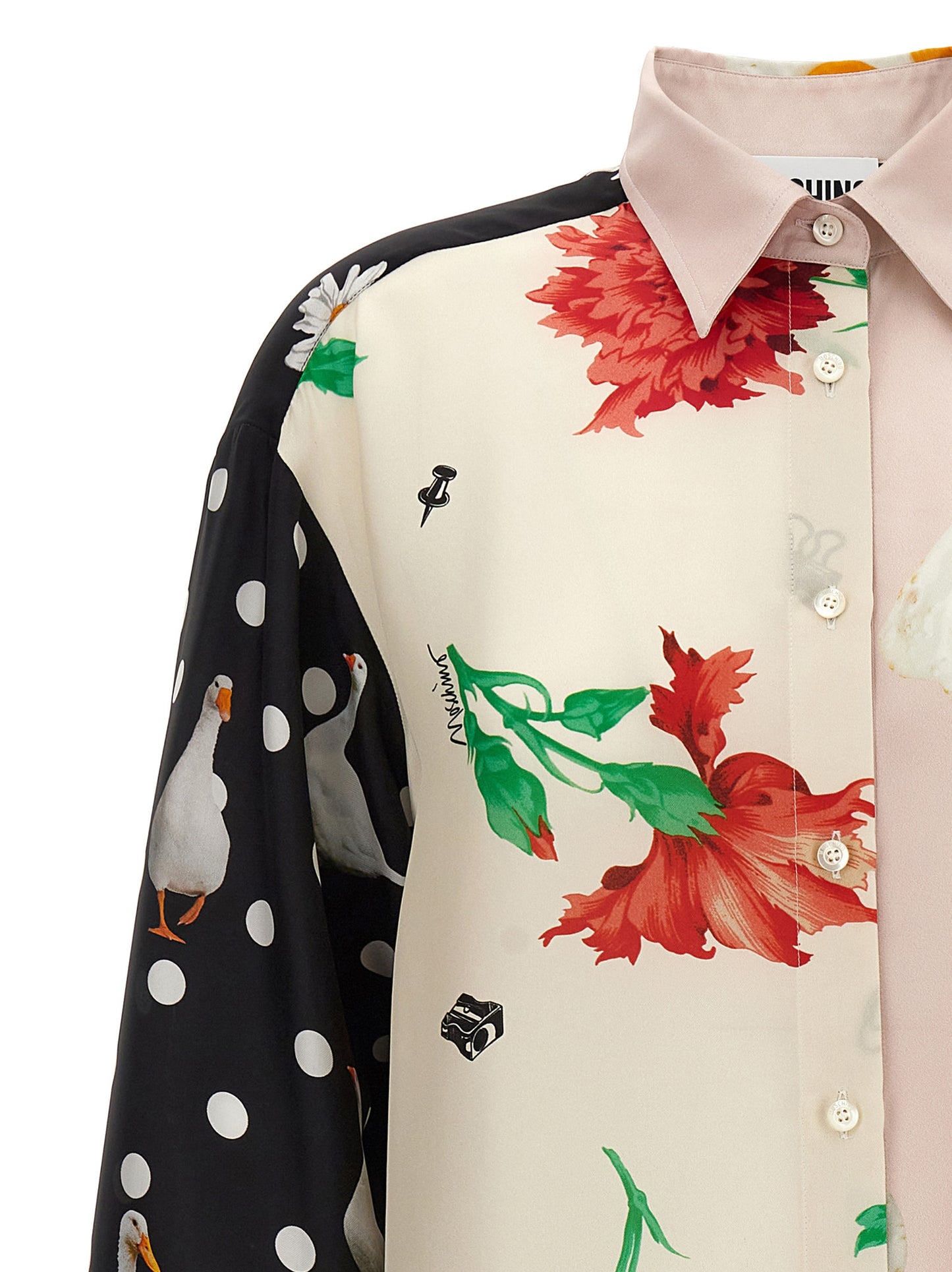 Moschino Women Patchwork Print Shirt MOSCHINO