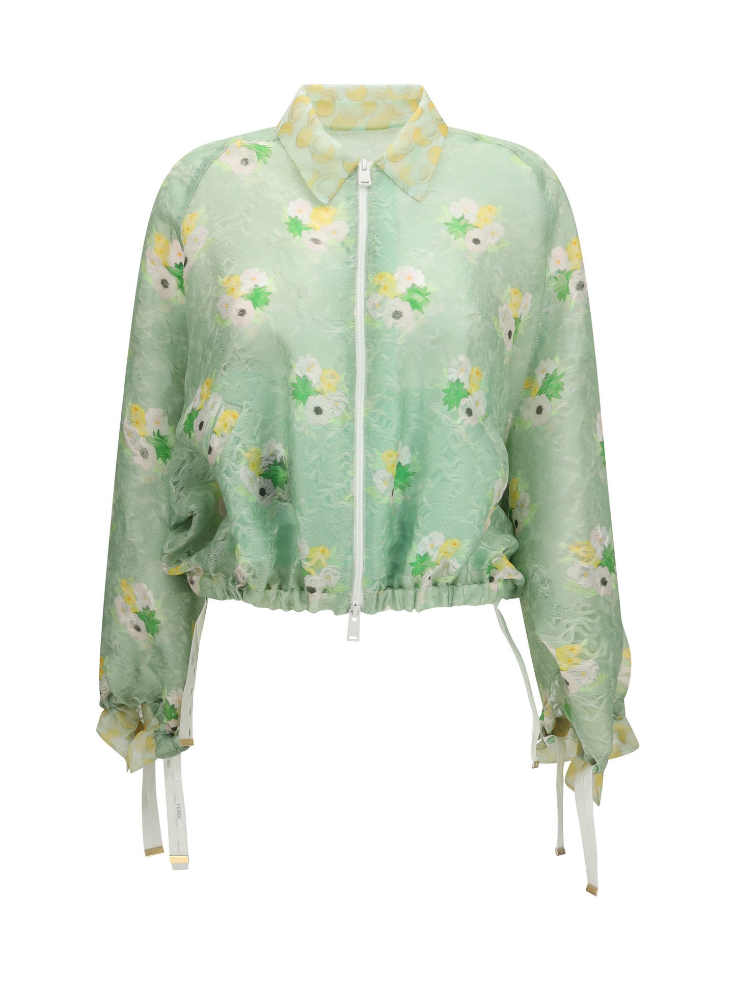 Fendi Women Organza Lace Jacket FENDI