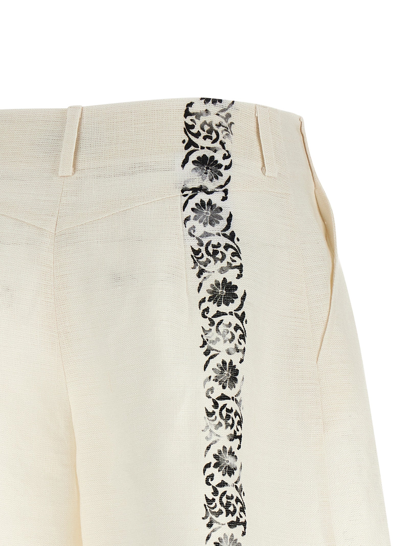 Alberta Ferretti Women 'Fortuny' Linen Shorts ALBERTA FERRETTI