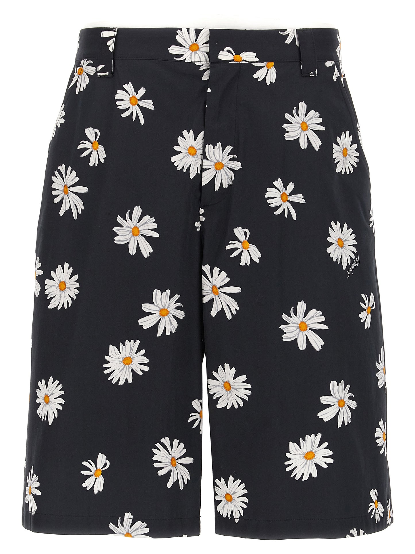 Moschino Men 'Margherite' Print Bermuda Shorts MOSCHINO