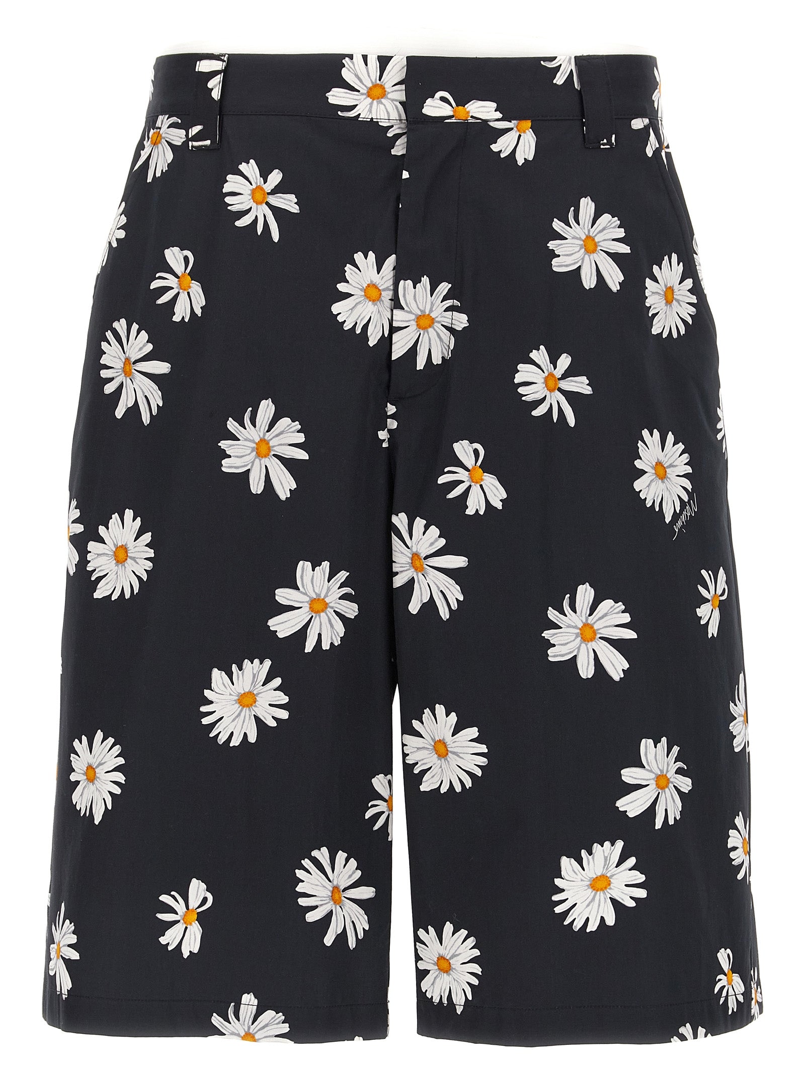 Moschino Men 'Margherite' Print Bermuda Shorts MOSCHINO