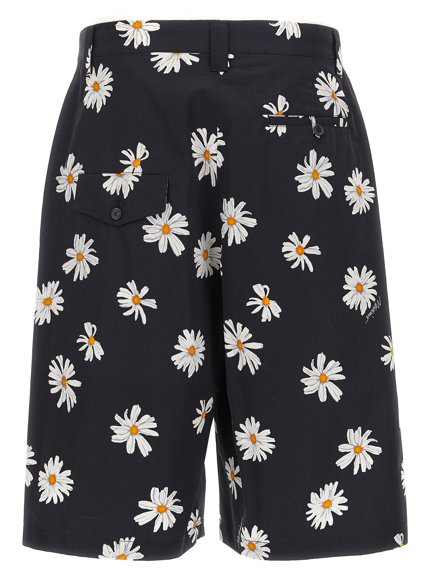 Moschino Men 'Margherite' Print Bermuda Shorts MOSCHINO