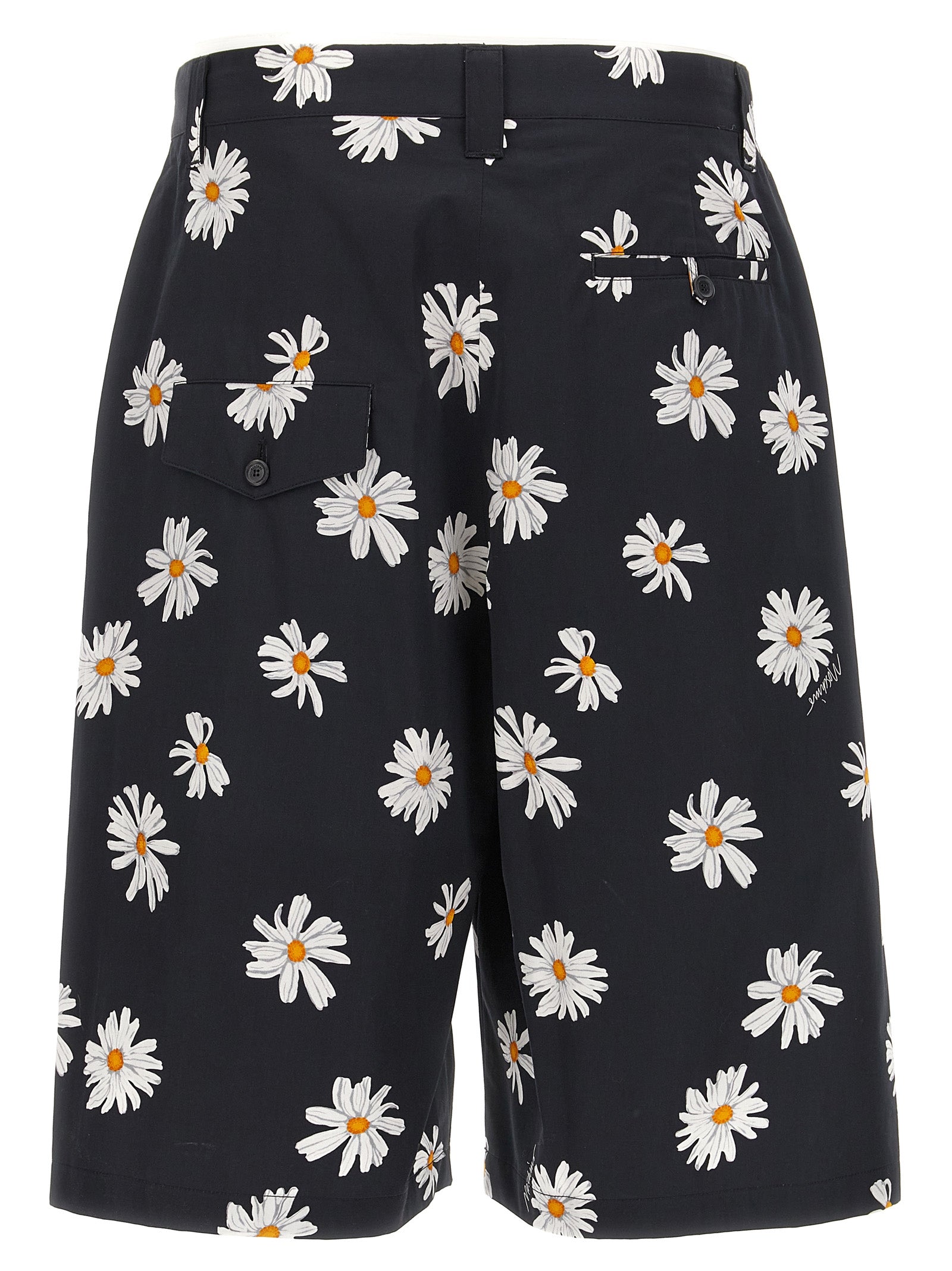 Moschino Men 'Margherite' Print Bermuda Shorts MOSCHINO