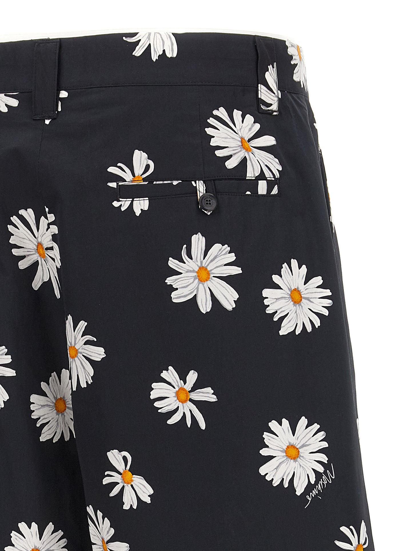 Moschino Men 'Margherite' Print Bermuda Shorts MOSCHINO
