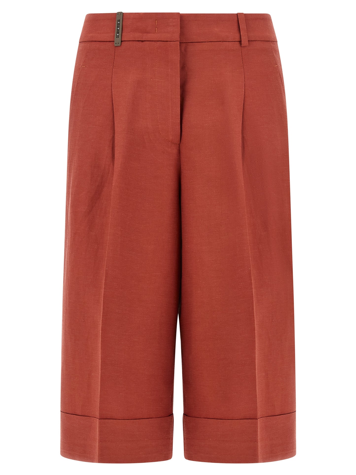 Peserico Women Linen Viscose Bermuda Shorts PESERICO