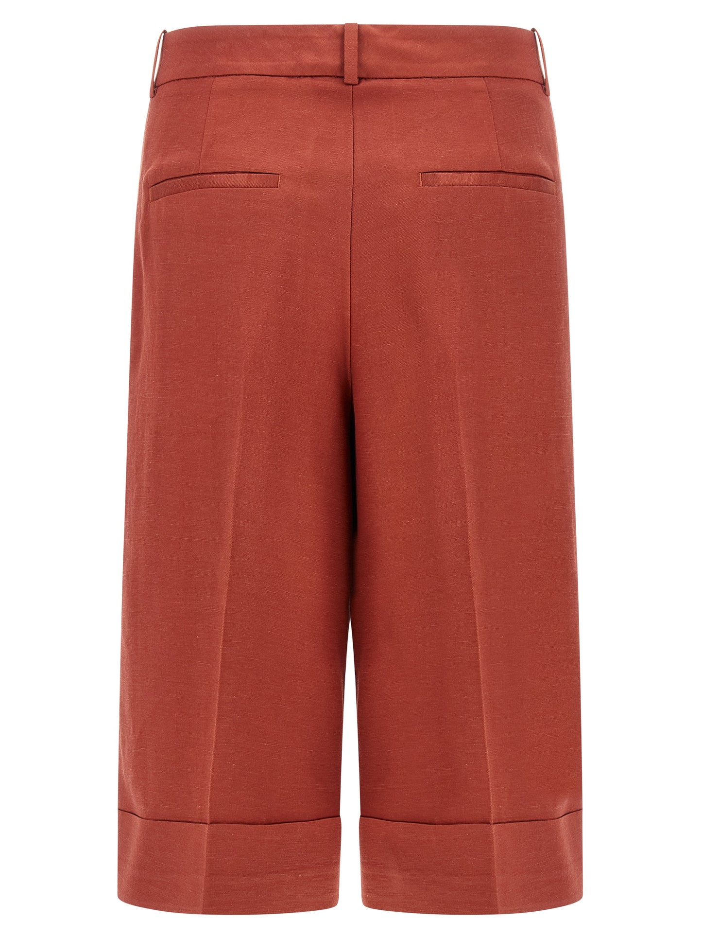 Peserico Women Linen Viscose Bermuda Shorts PESERICO