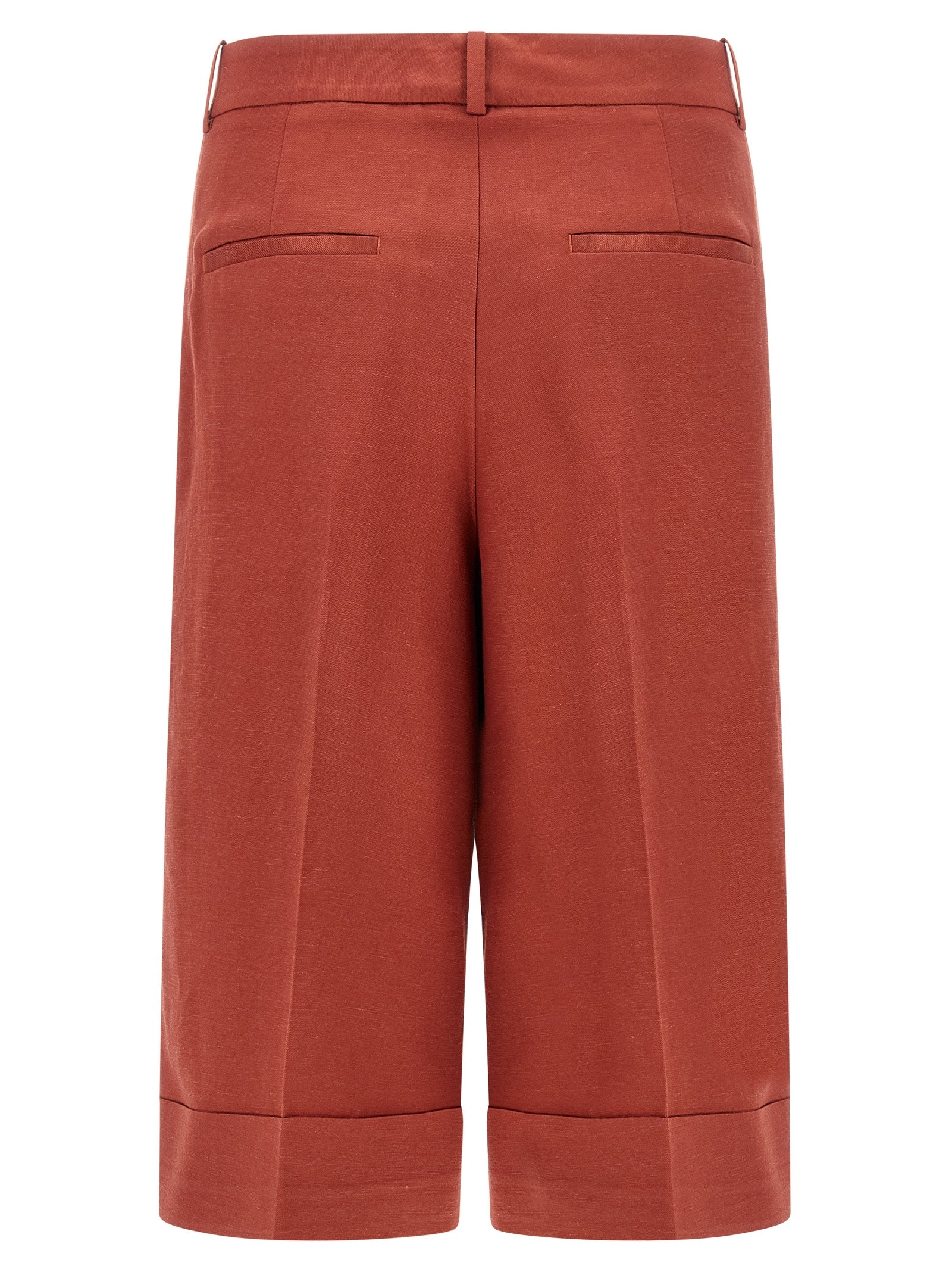 Peserico Women Linen Viscose Bermuda Shorts PESERICO