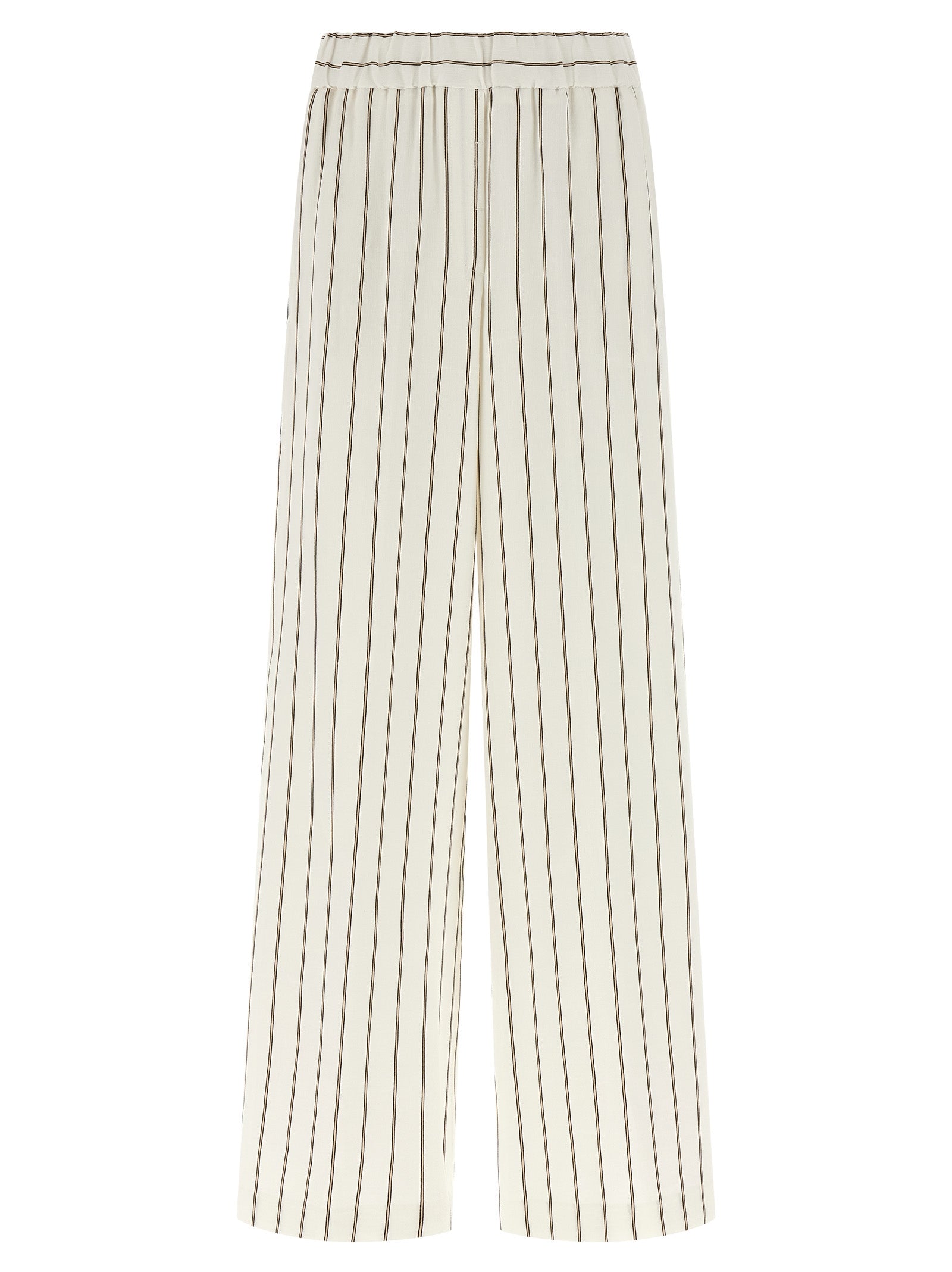 Peserico Women Pinstriped Twill Pants PESERICO