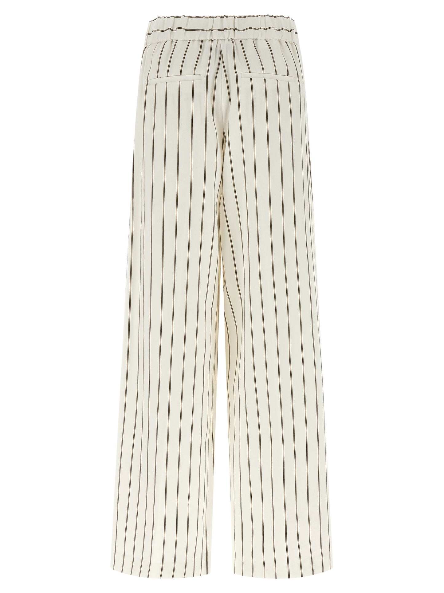 Peserico Women Pinstriped Twill Pants PESERICO