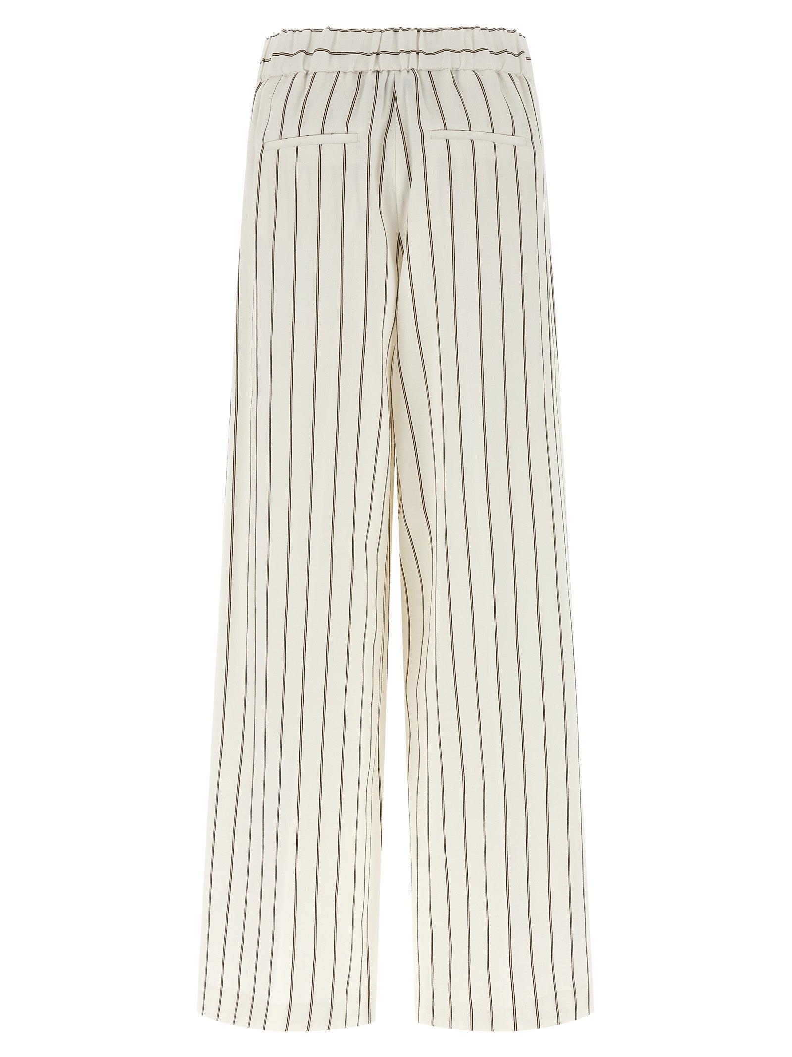 Peserico Women Pinstriped Twill Pants PESERICO