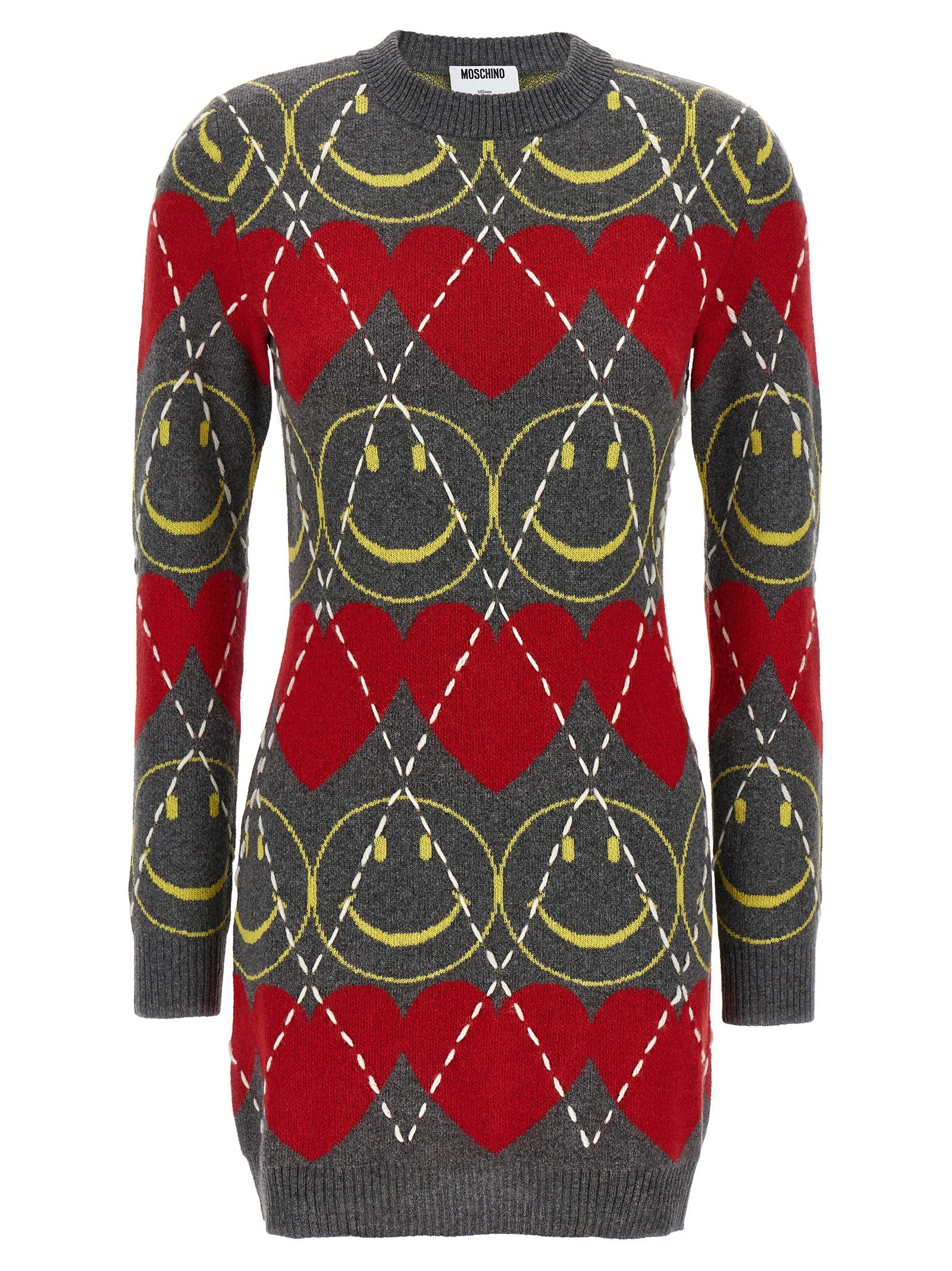 Moschino Women 'Smiley®' Wool Dress MOSCHINO