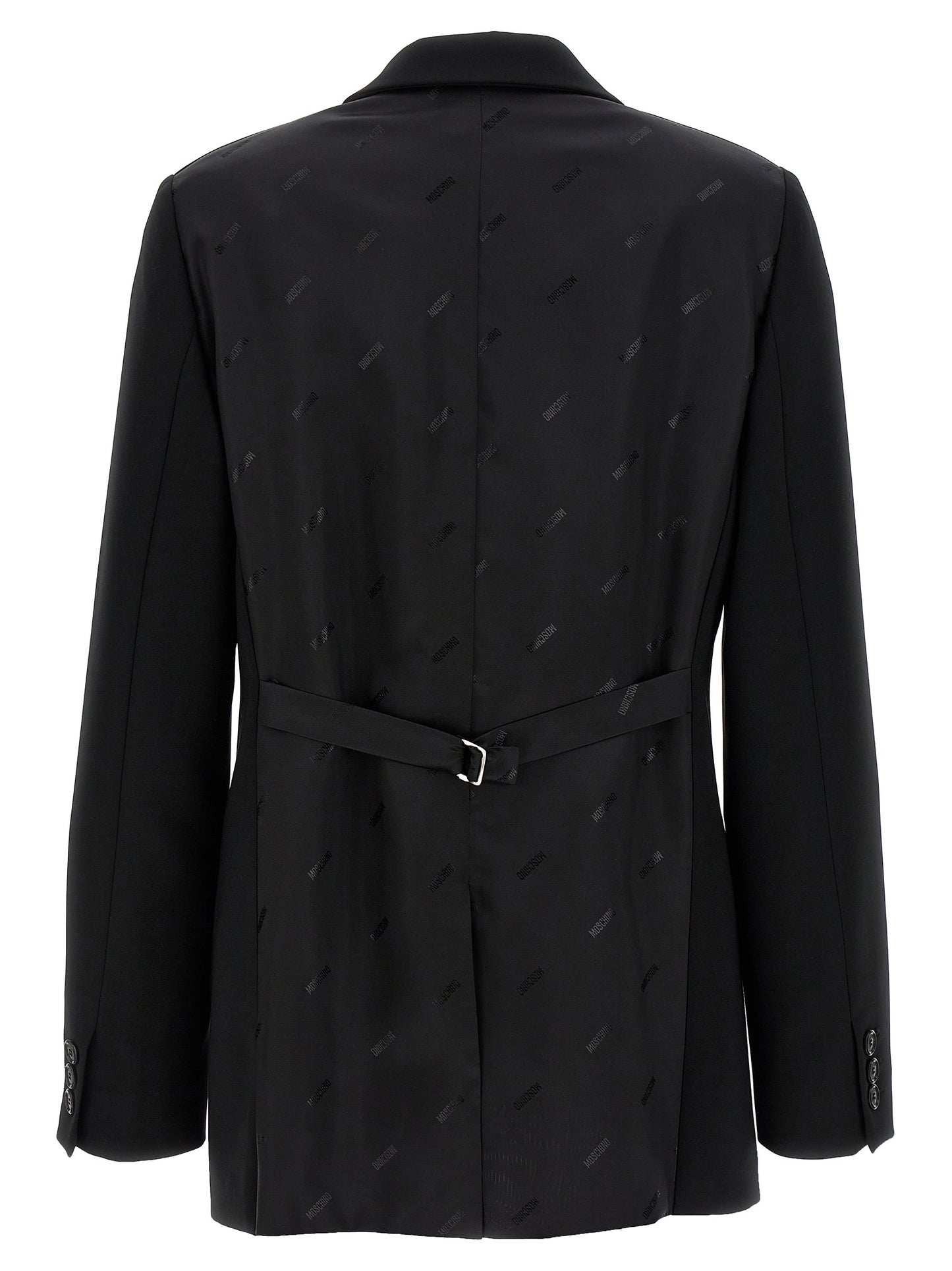 Moschino Women Single-Breasted Martingale Blazer MOSCHINO