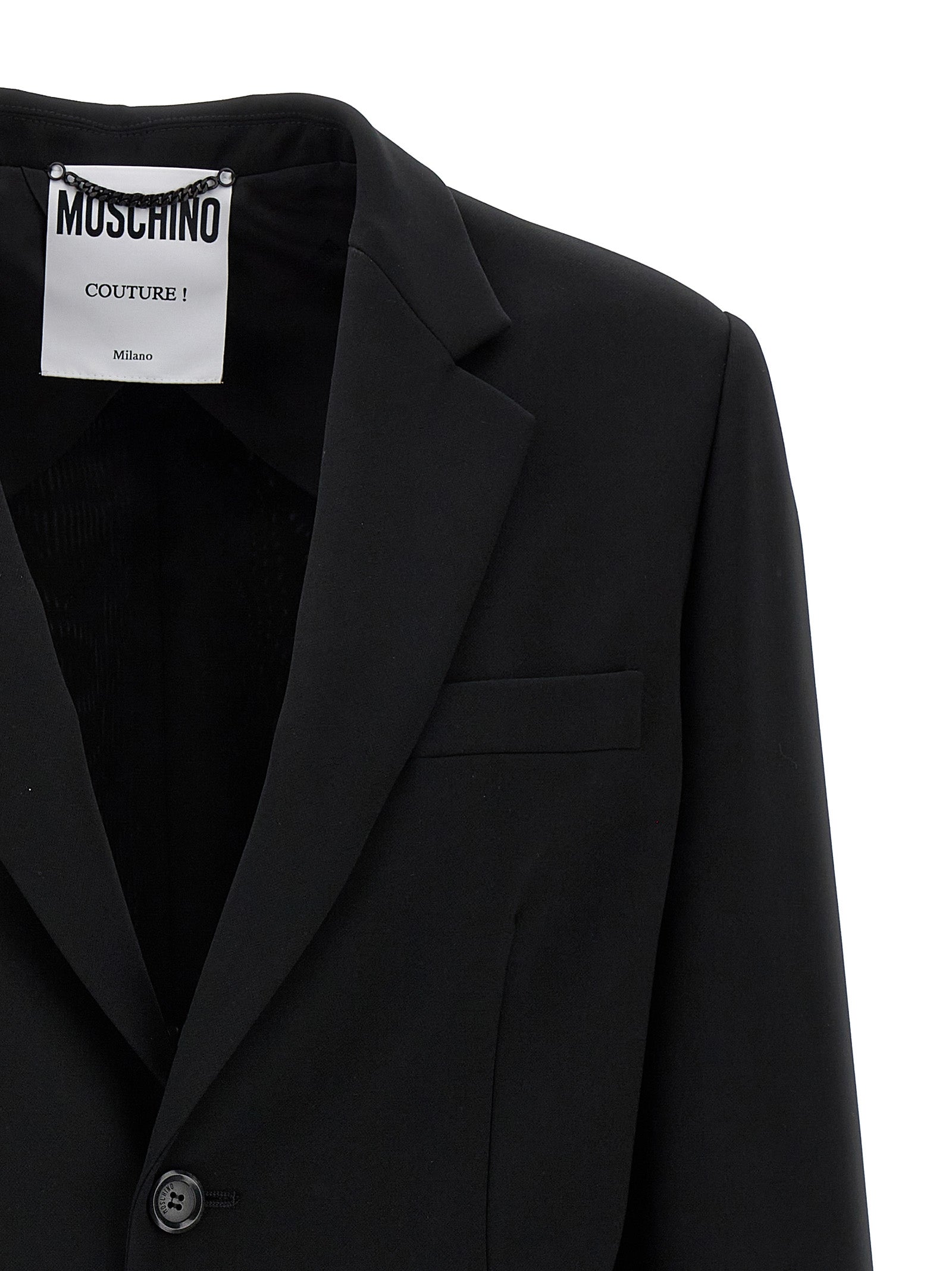 Moschino Women Single-Breasted Martingale Blazer MOSCHINO