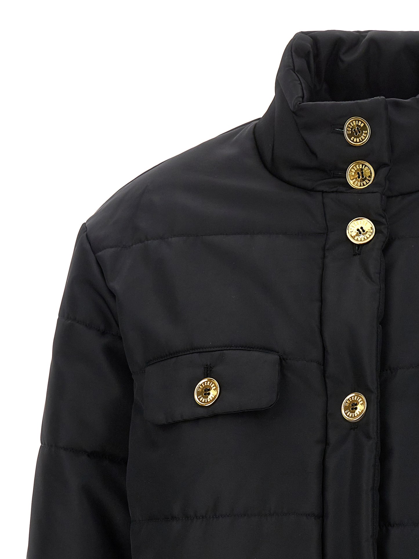 Moschino Women Logo Button Down Jacket MOSCHINO