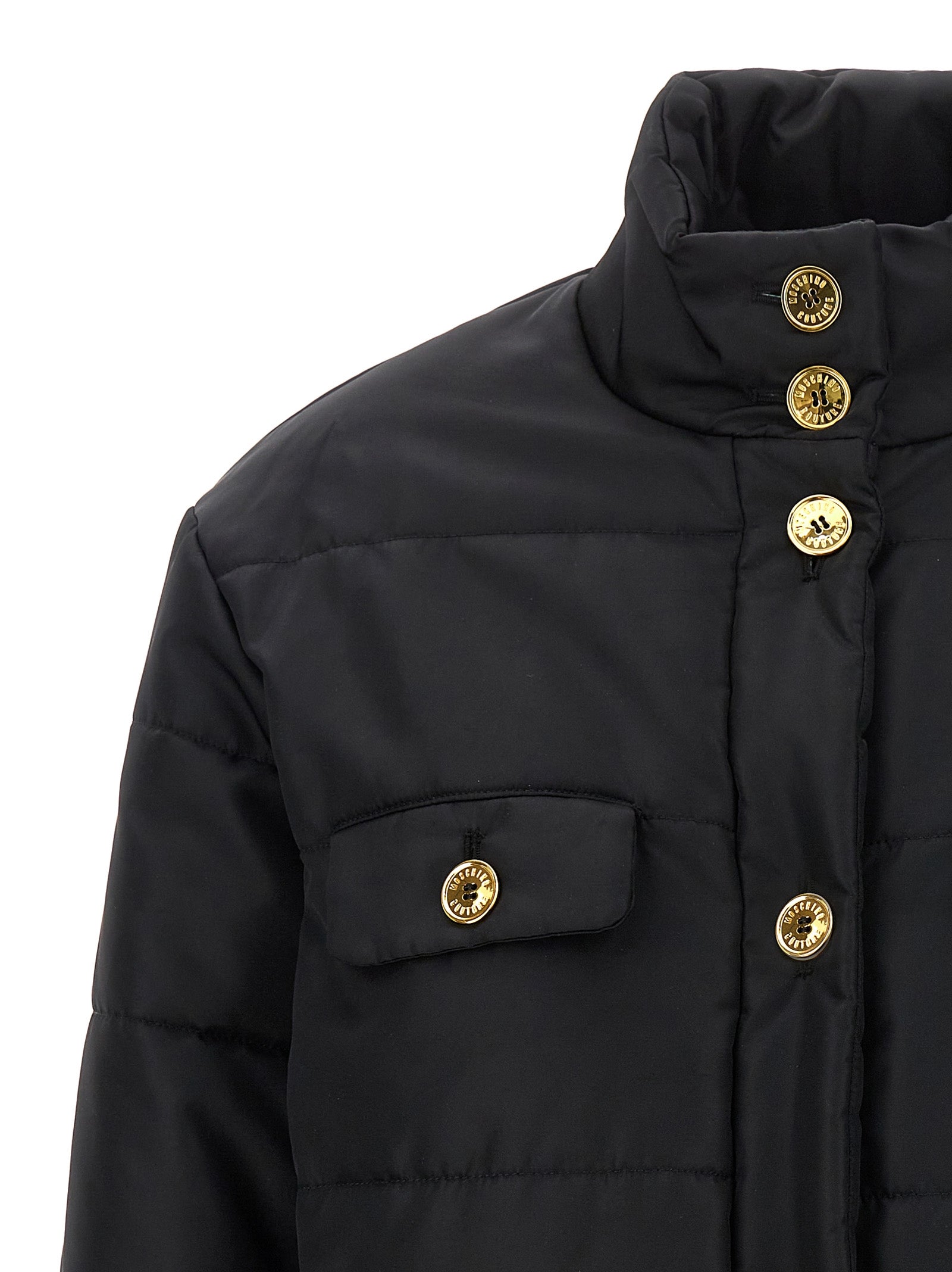 Moschino Women Logo Button Down Jacket MOSCHINO